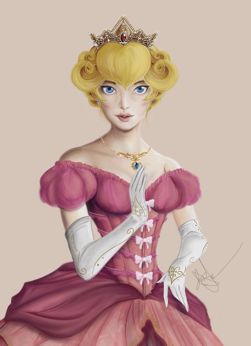 Princess peach IRL by Jacob Skelton Princess peach IRL in Digital Art Inspiration by Jacob Skelton