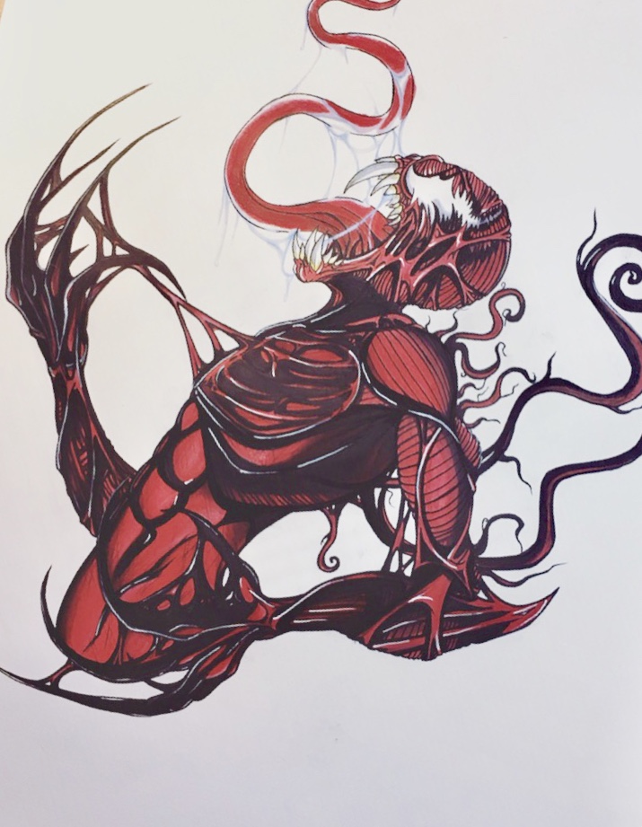 Carnage by Jacob Skelton Carnage in Drawing Inspiration by Jacob Skelton