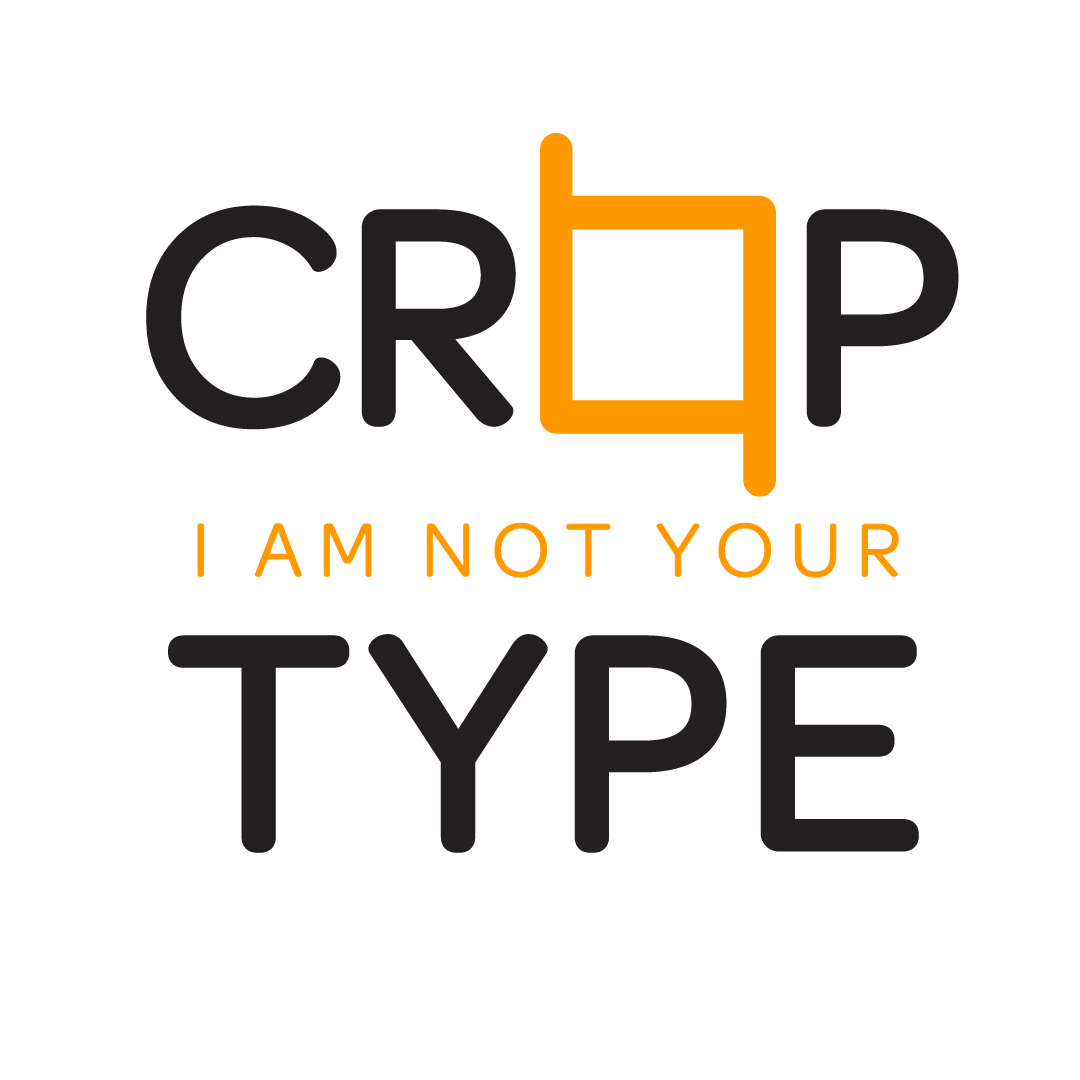 Crop I am not your type in Typography Inspiration by Nkosinathi Moyo