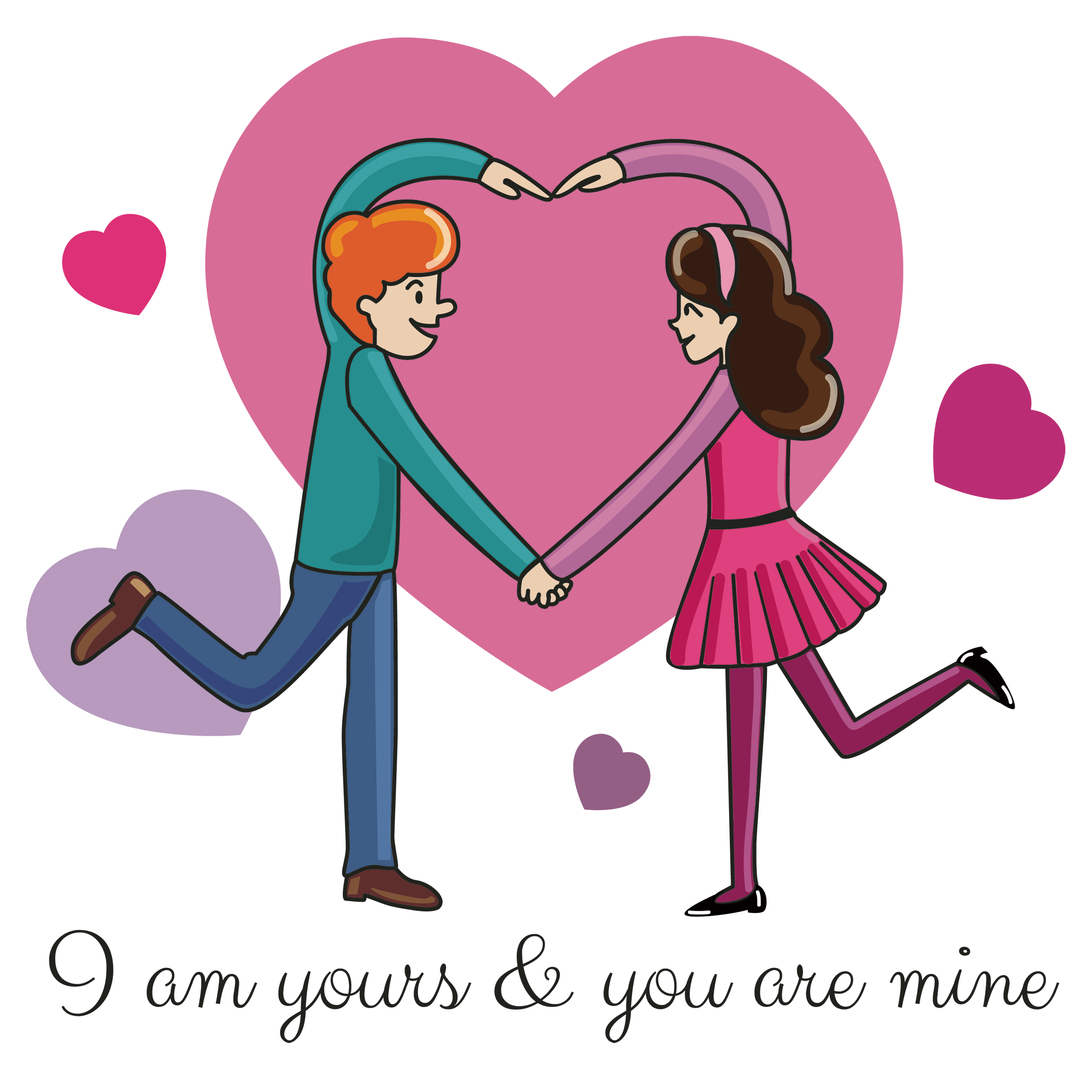 I am yours and you are mine by Claudia Alejandra Elguézabal I am yours and you are mine in Caricature Inspiration by Claudia Alejandra Elguézabal