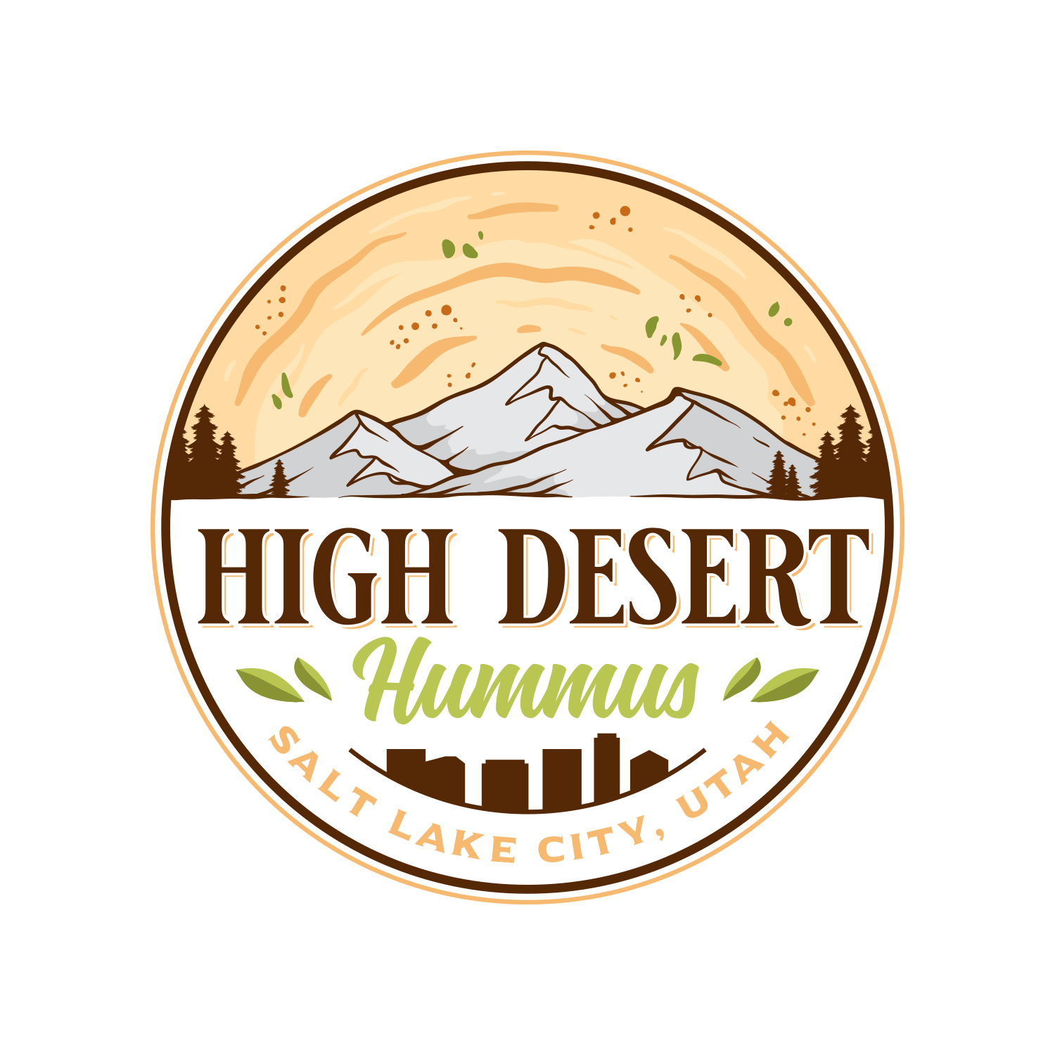 High Desert Hummus - Logo Design BY Vantage 377611 - Designhill