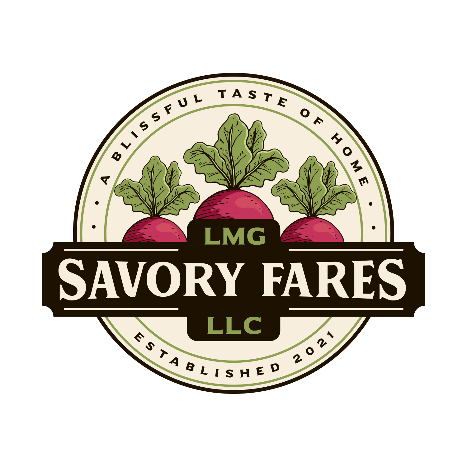 LMG Savory Fares LLC in Logo Design Inspiration by Vantage