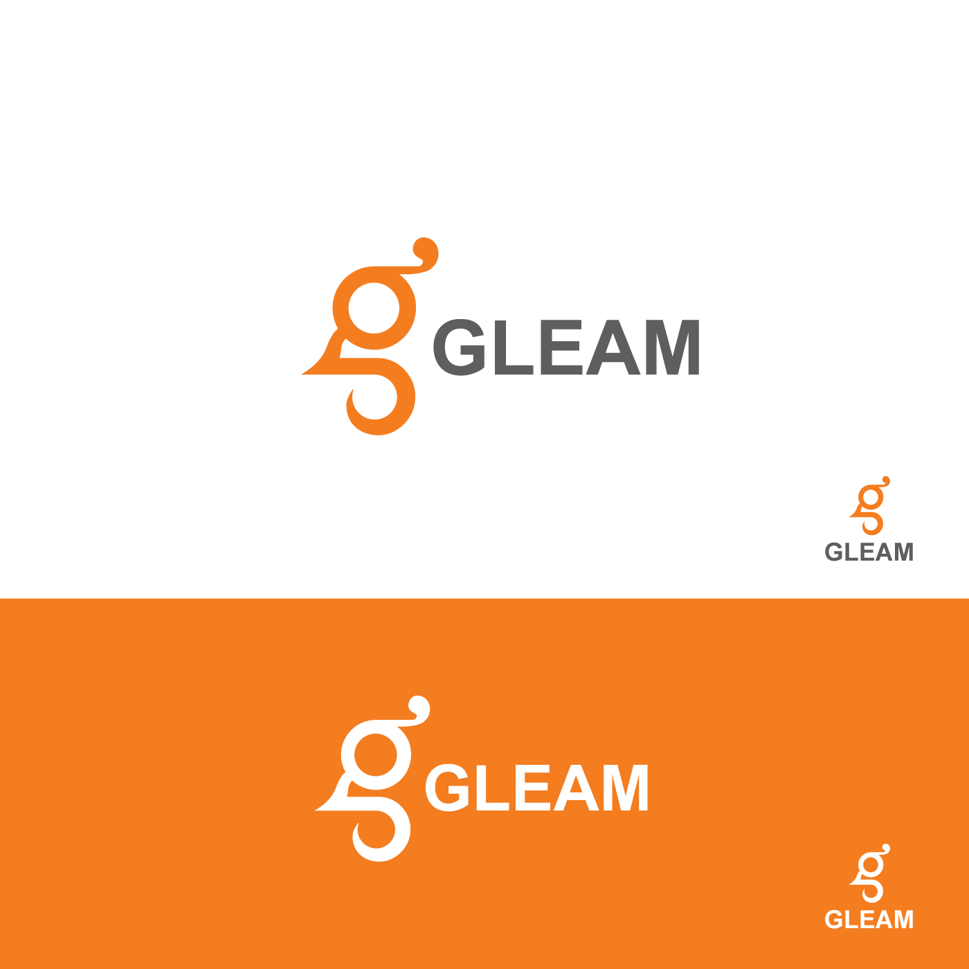 GLEAM Logo by Ali Elsalt GLEAM Logo in Logo Design Inspiration by Ali Elsalt
