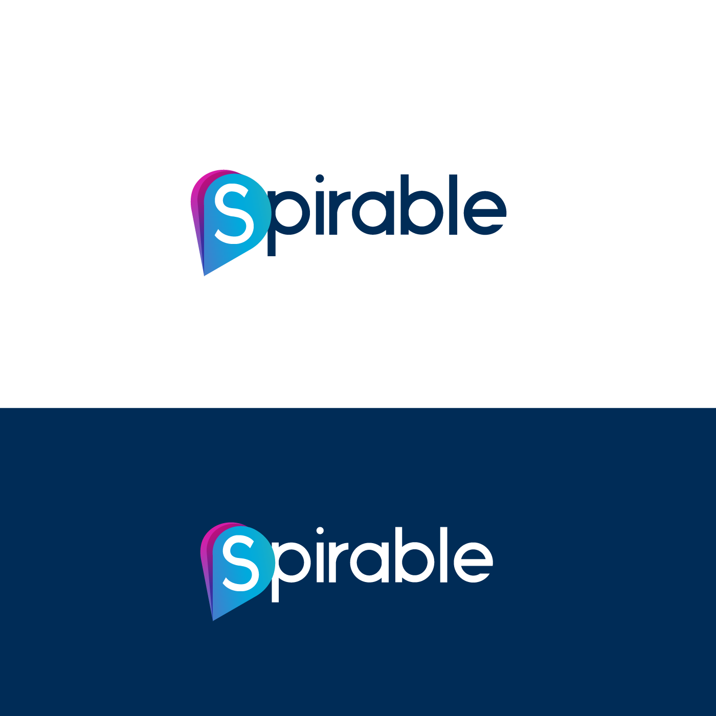Spirable Logo by Ali Elsalt Spirable Logo in Logo Design Inspiration by Ali Elsalt