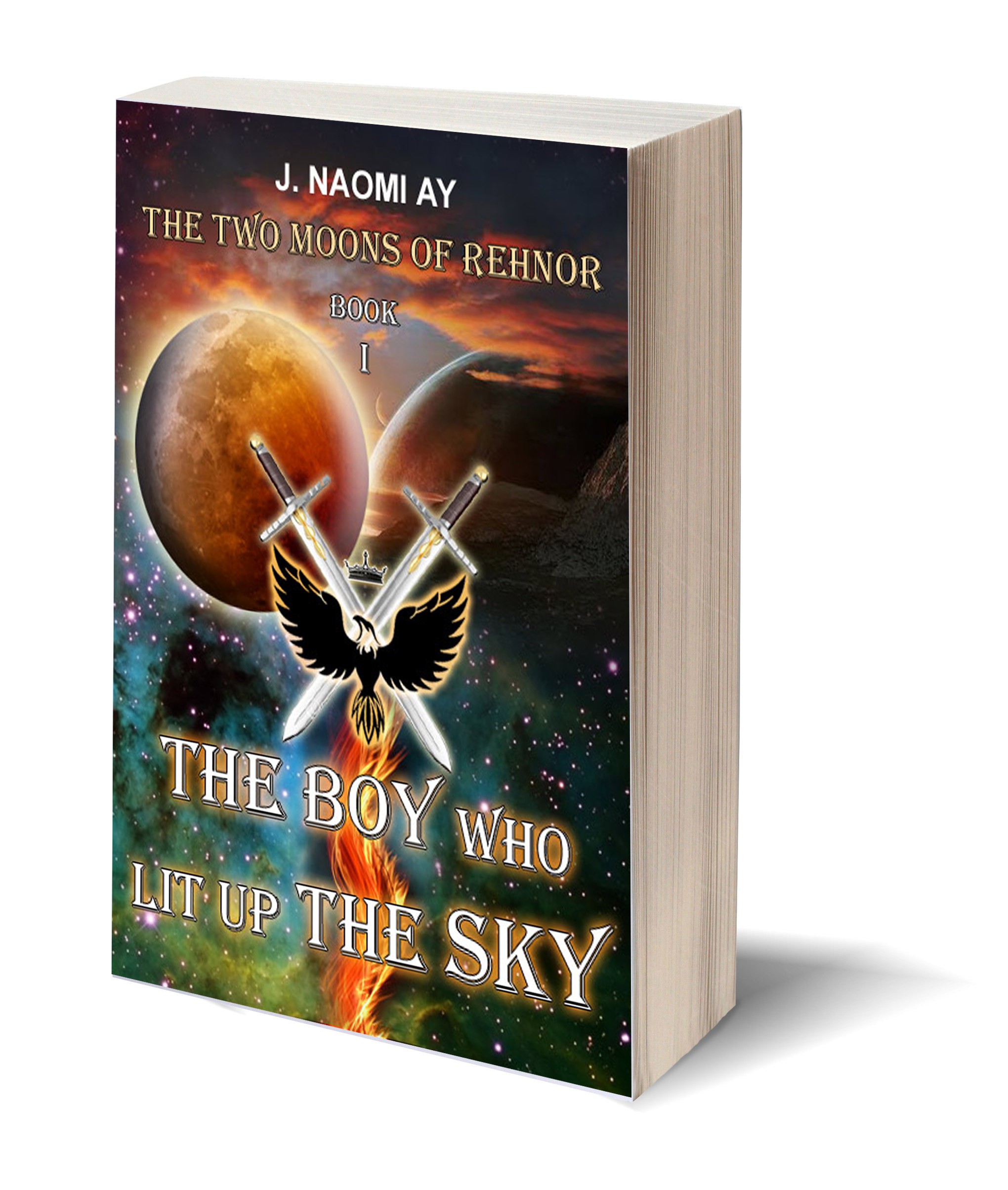 The Boy who lit up the Sky - Book cover in Book cover Design Inspiration by Magnumtalentum