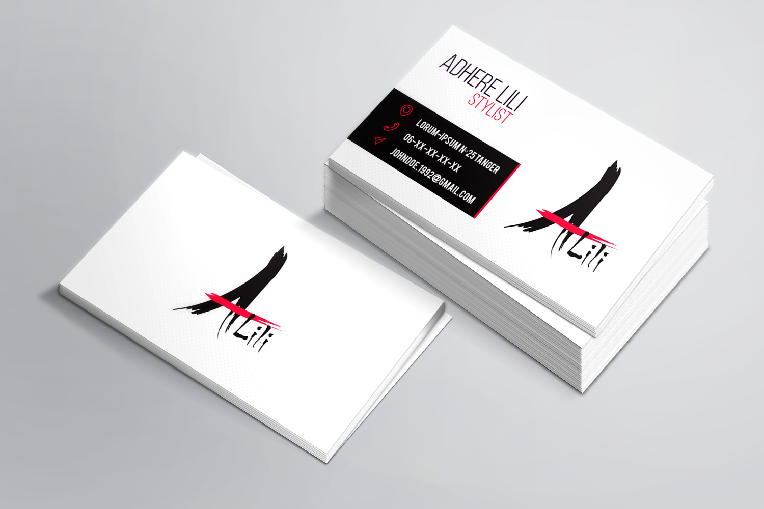 Lili - Business Card by Reda.bouaassoul Lili - Business Card in Business Card Design Inspiration by Reda.bouaassoul