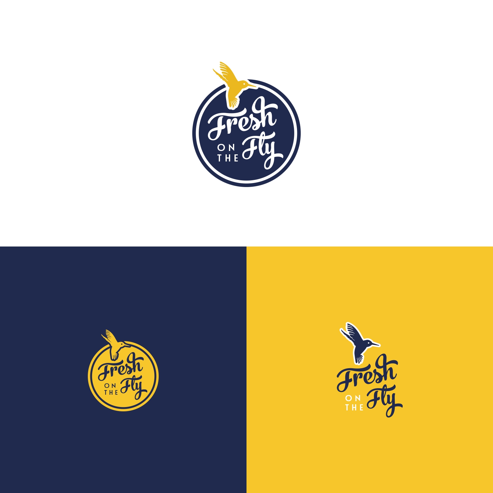 Fresh on the Fly in Logo & Brand Identity Inspiration by Patogen
