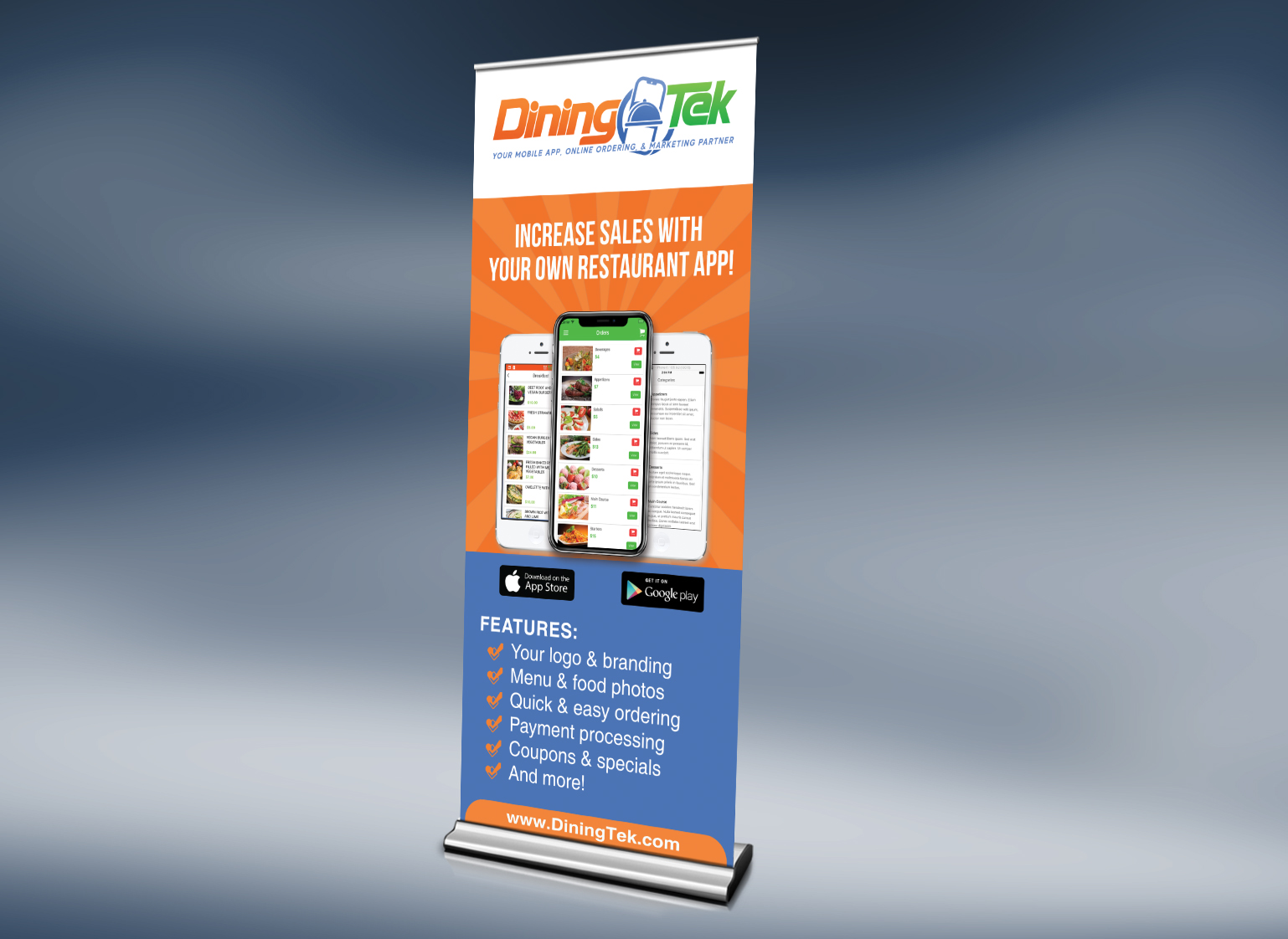 roll-up banner by Mahatab2150 roll-up banner in Signage Design Inspiration by Mahatab2150