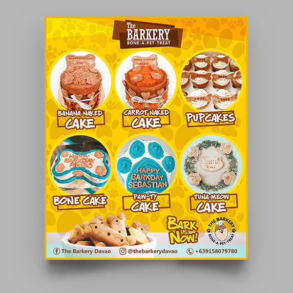 Barkery Poster by Nathaniel Jan Vivero Barkery Poster in Advertisement Design Inspiration by Nathaniel Jan Vivero