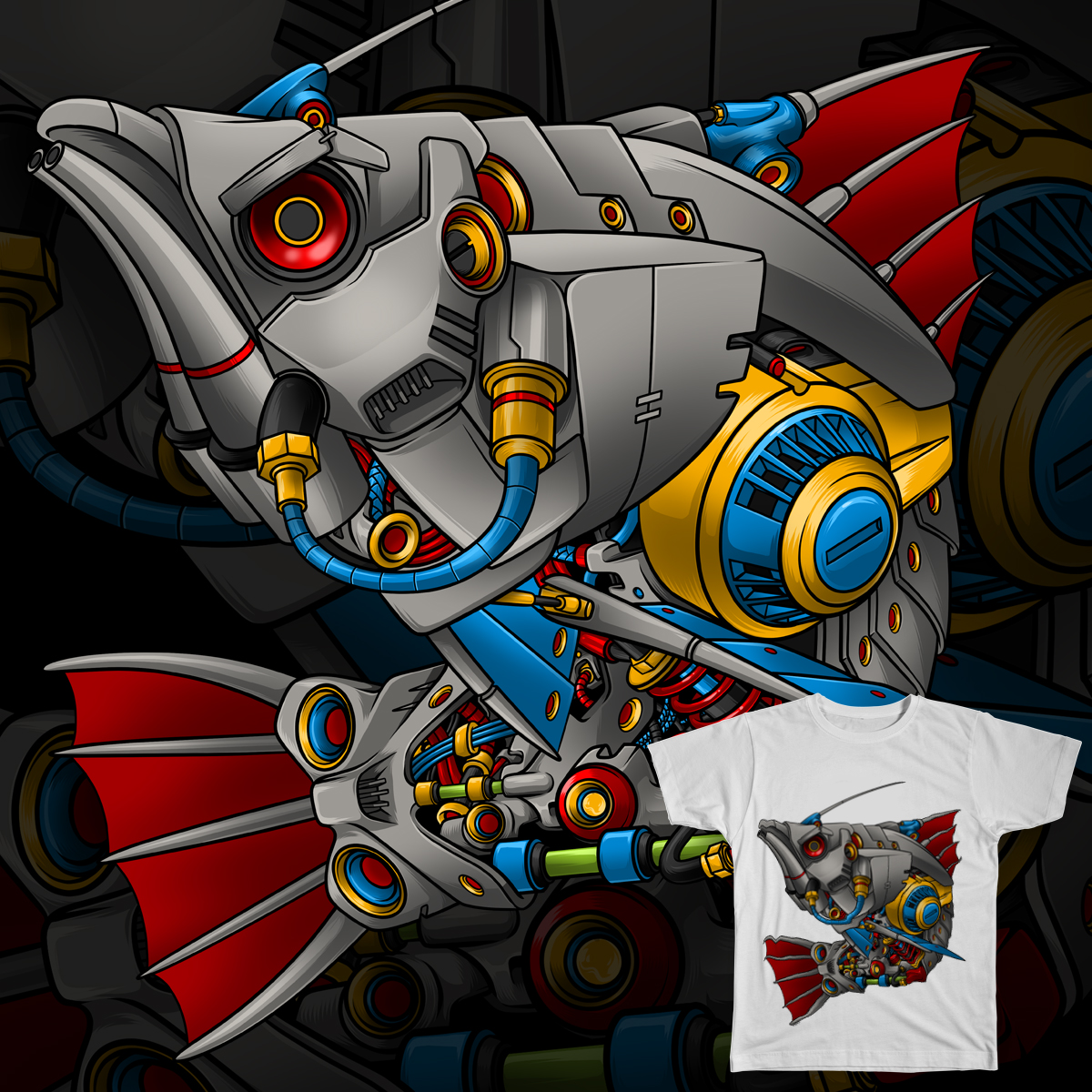 Arowana by Deeharrison Arowana in T-Shirt Design Inspiration by Deeharrison