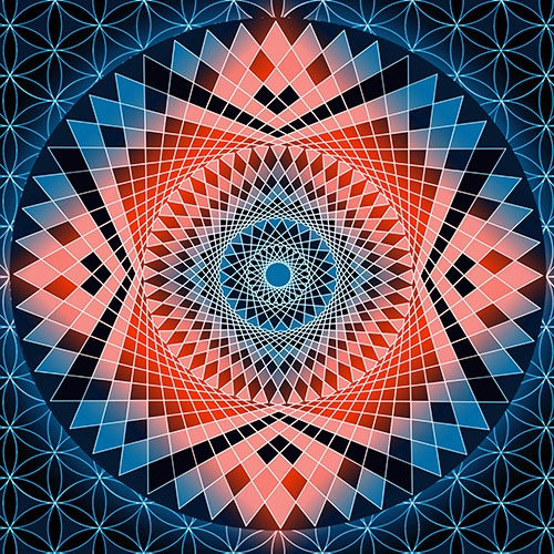 Sacred Geometry Vintage Mandala by Tsveta Dinkova Sacred Geometry Vintage Mandala in Pattern & Surface Design Inspiration by Tsveta Dinkova