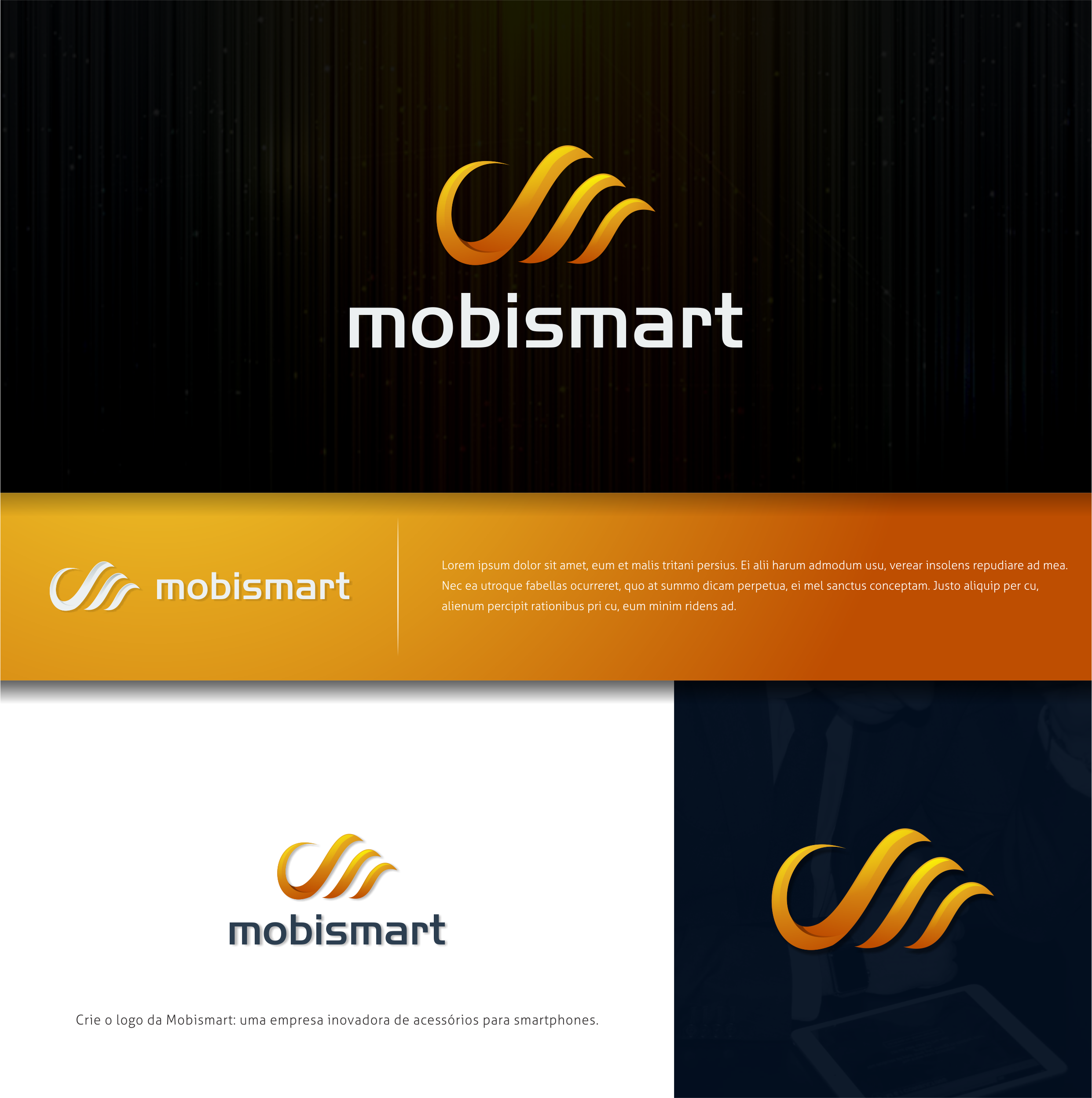 Mobismart in Logo & Social Media Pack Inspiration by Arifsuhendry