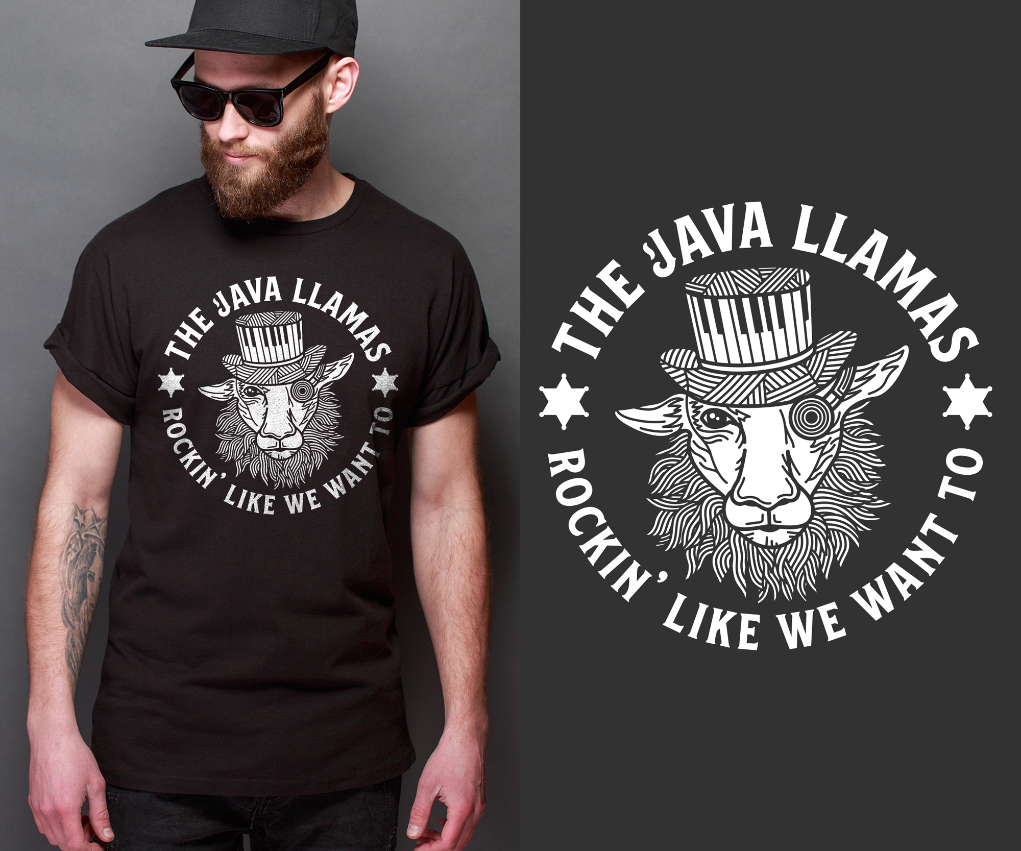 the Java Band T-shirt by Riadhi Istiartanto the Java Band T-shirt in T-Shirt Design Inspiration by Riadhi Istiartanto