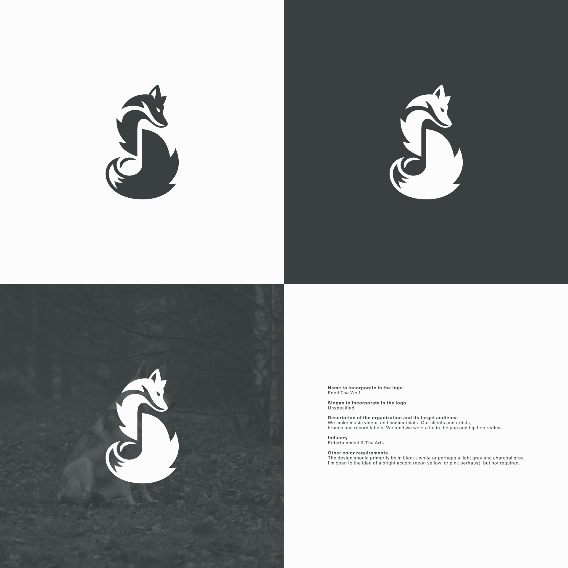 Feed The Wolf by Ngalong™ Feed The Wolf in Logo Design Inspiration by Ngalong™