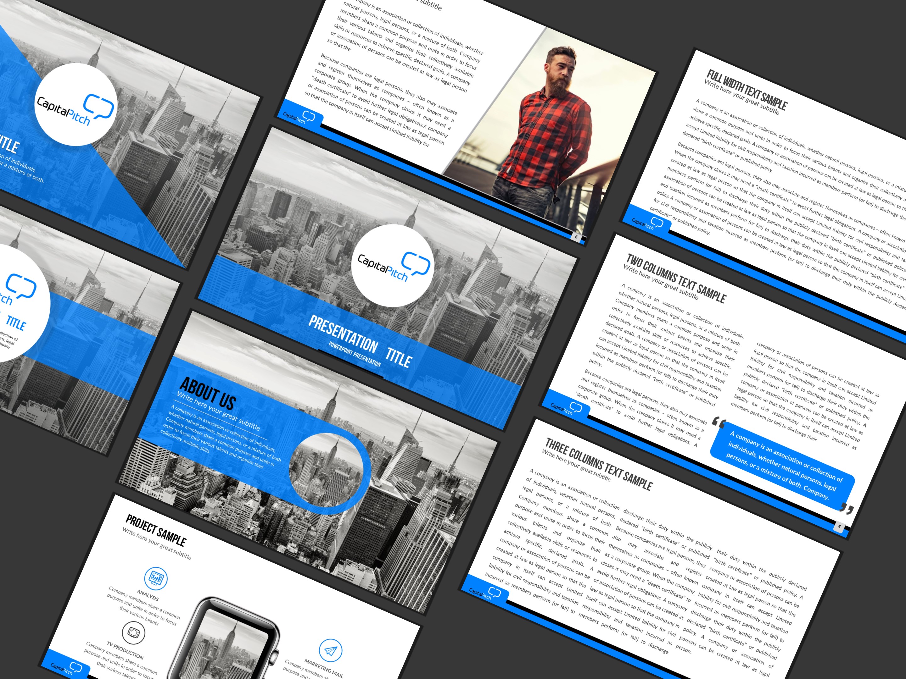 Capital Pitch PowerPoint Presentation in Powerpoint Design Inspiration by Powerpoint Solution