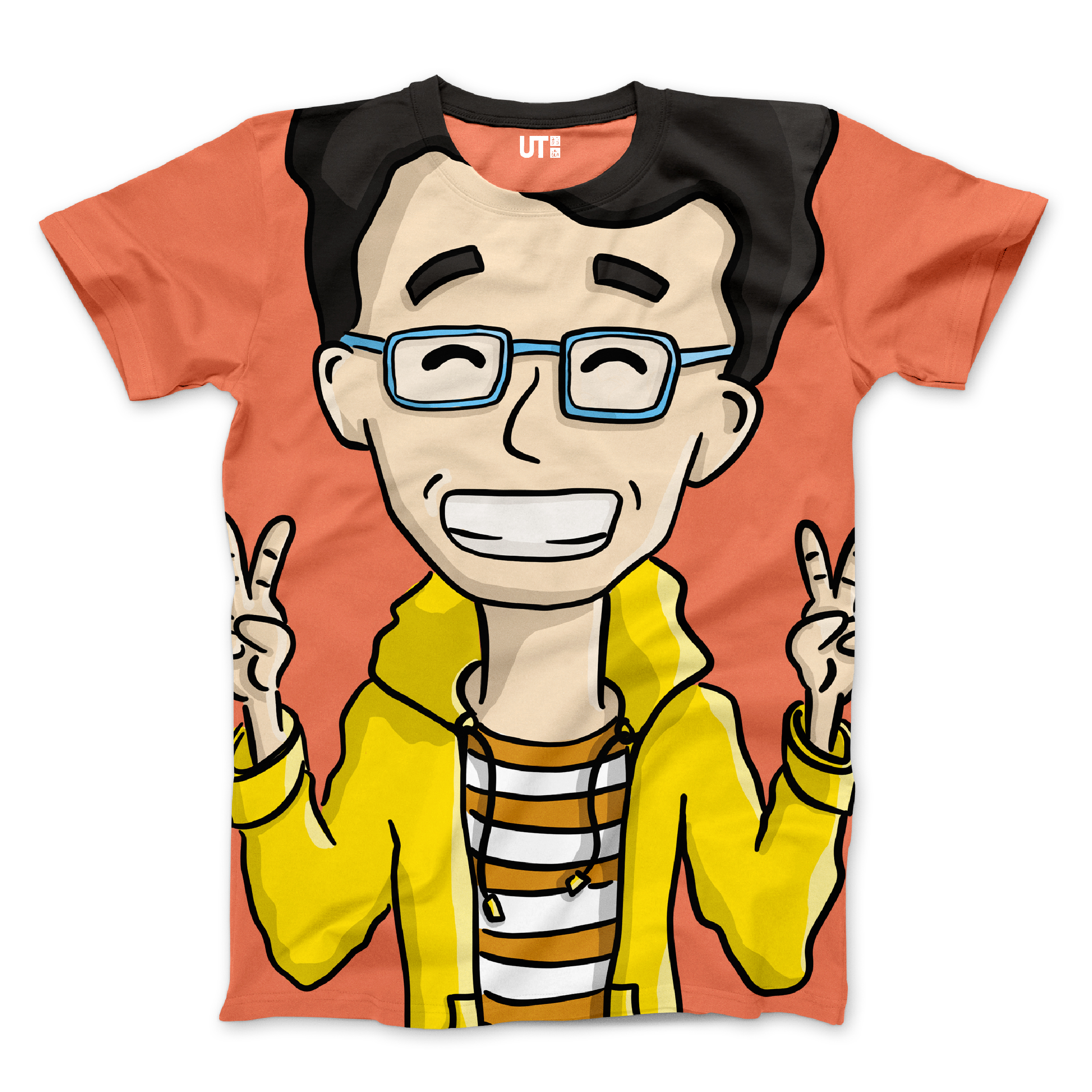 Double Peace Shirt in T-Shirt Design Inspiration by Tedjarvis