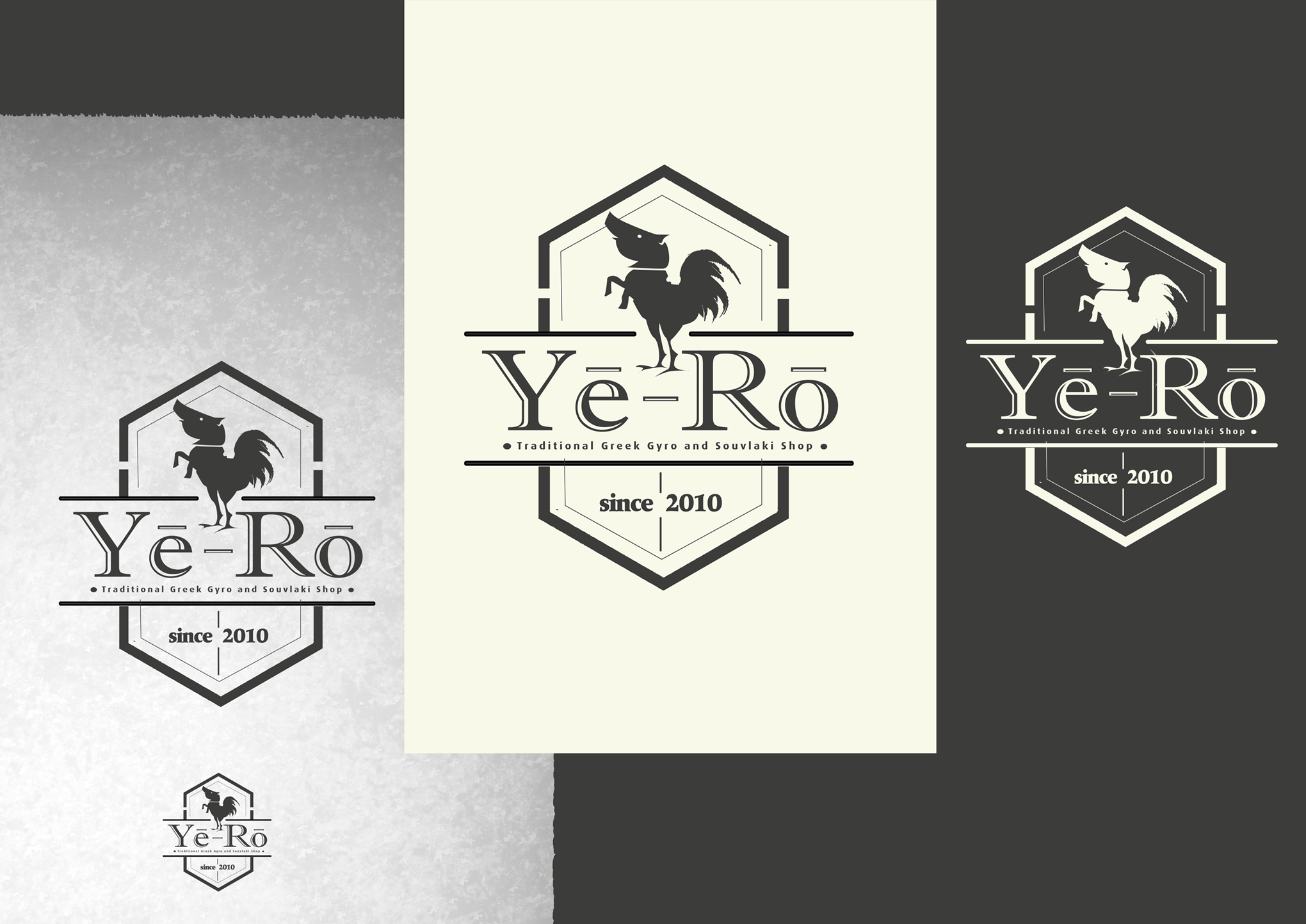 logo for greek gyros by Xeniatm logo for greek gyros in Advertisement Design Inspiration by Xeniatm