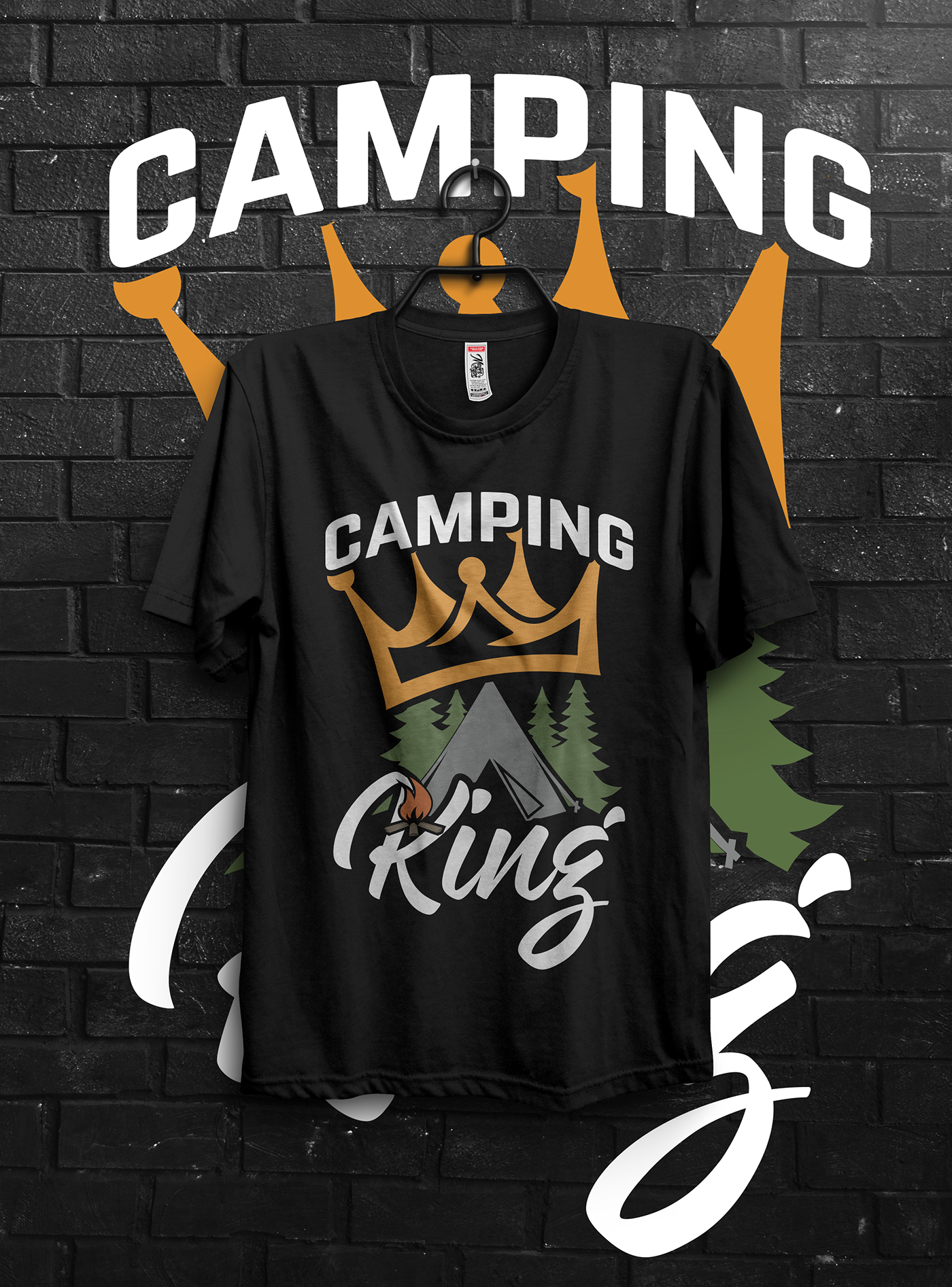kingcamp by Msdsigns kingcamp in T-Shirt Design Inspiration by Msdsigns