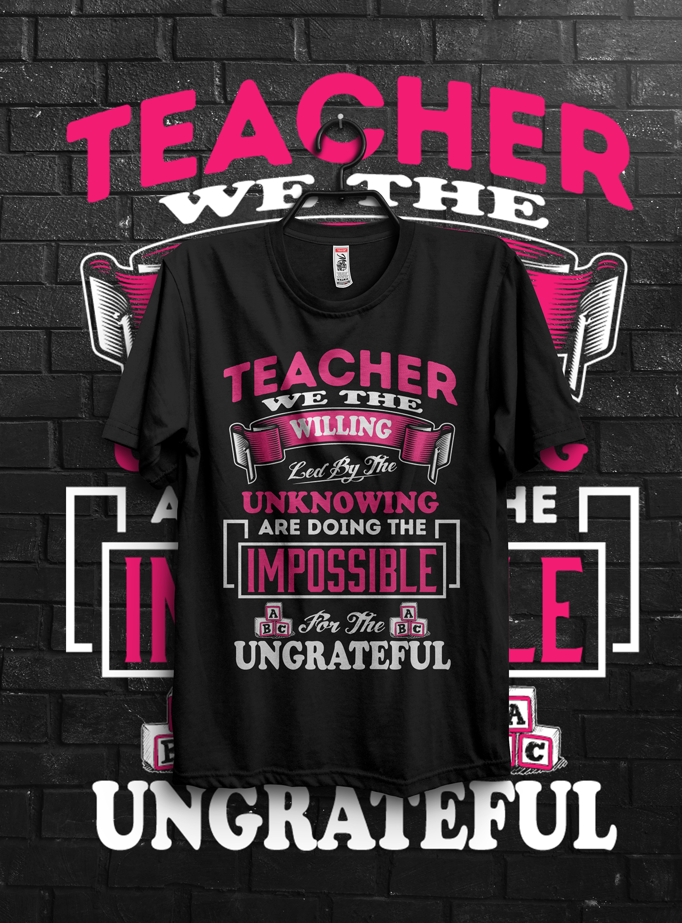 teacher by Msdsigns teacher in T-Shirt Design Inspiration by Msdsigns