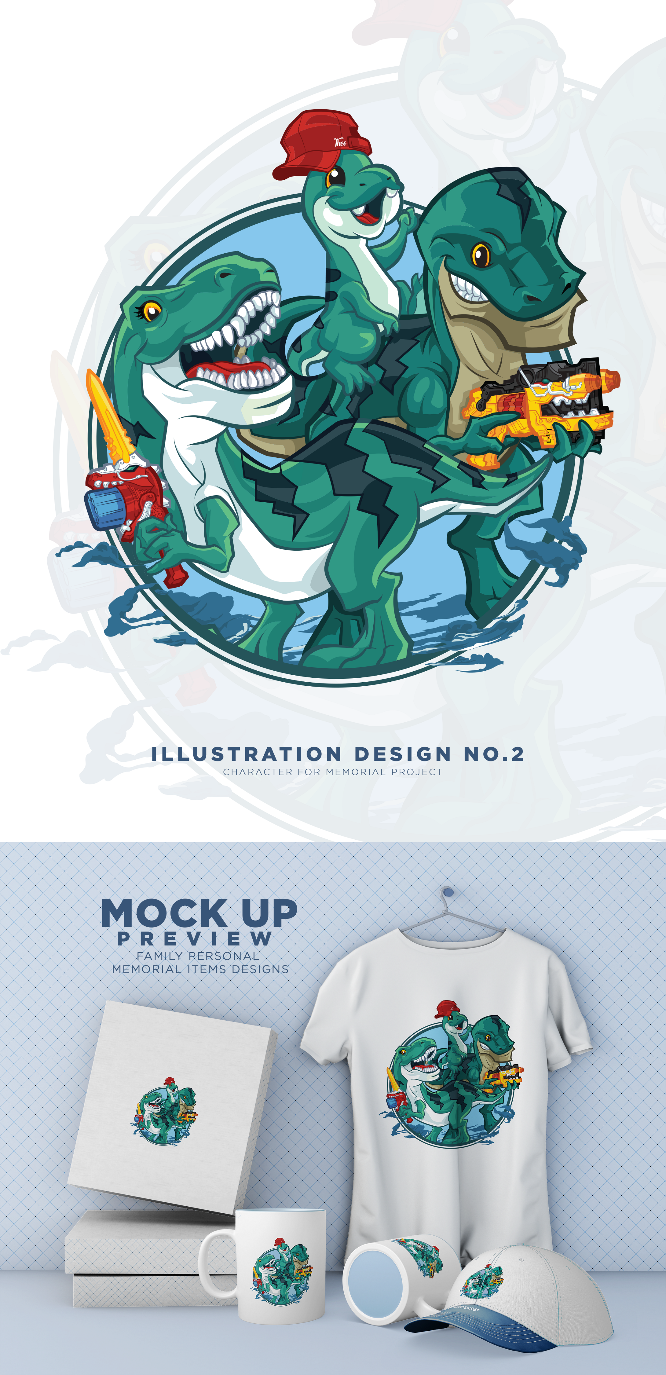 T-REX Rangers by Planet6th1 T-REX Rangers in T-Shirt Design Inspiration by Planet6th1