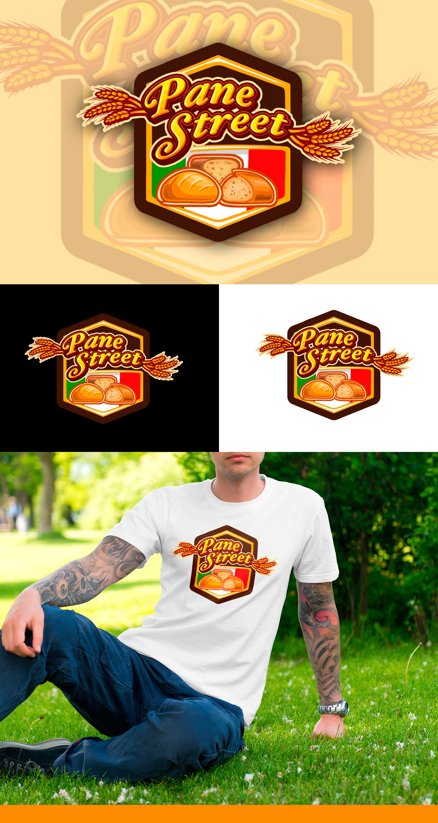 Logo Design for Pane Street by Charlie Jauregui Logo Design for Pane Street in Logo & Brand Identity Inspiration by Charlie Jauregui