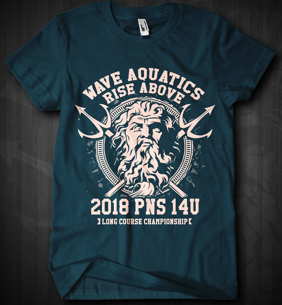 T-shirt Design for Wave Aquatics by Mahbub Hossain Opu© T-shirt Design for Wave Aquatics in T-Shirt Design Inspiration by Mahbub Hossain Opu©