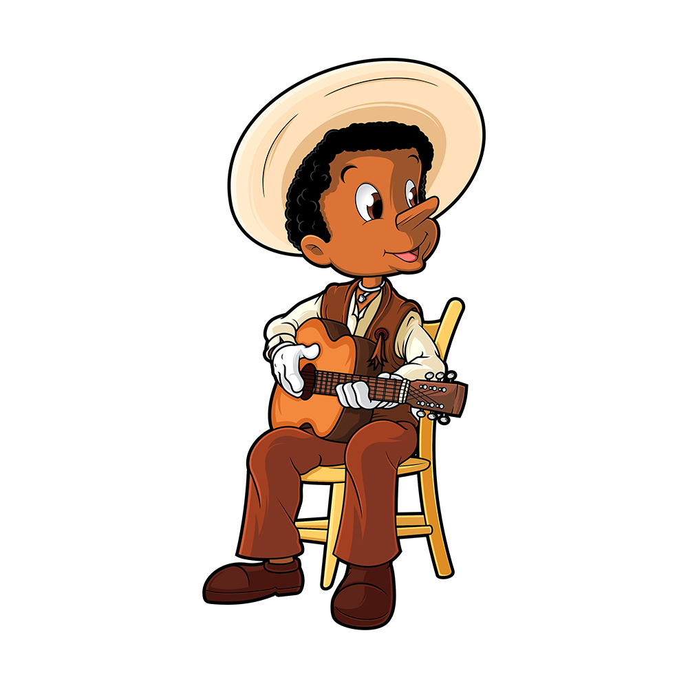 Black Pino in Character & Mascot design Inspiration by Billie Go