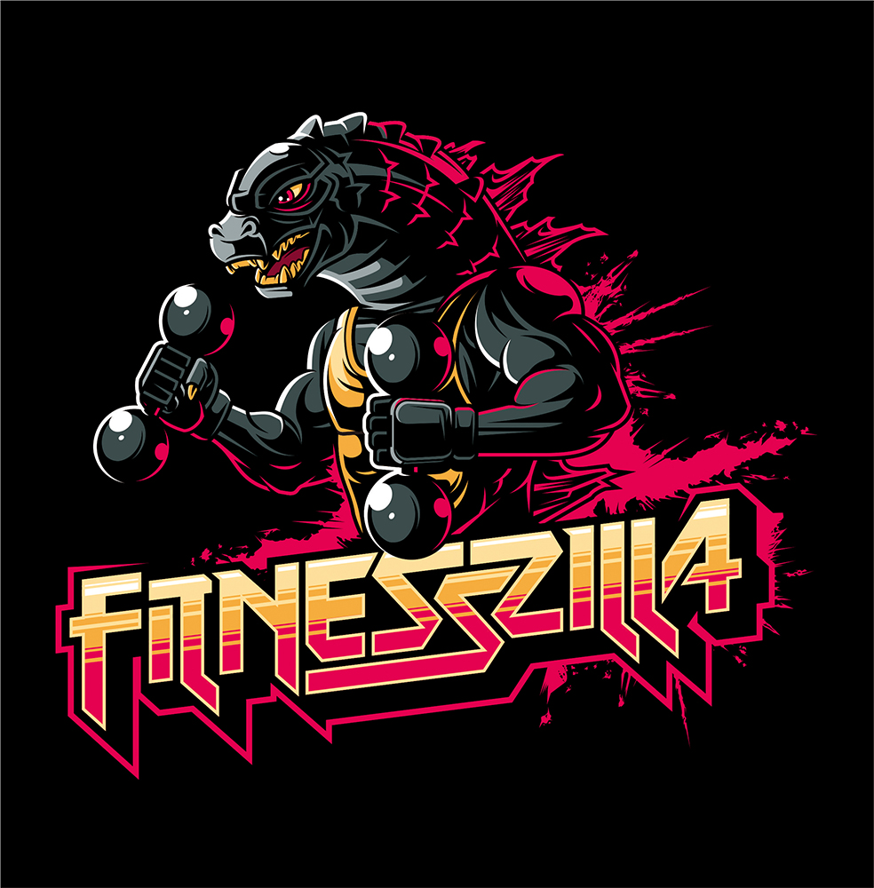 FitnessZilla in Logo Design Inspiration by Billie Go