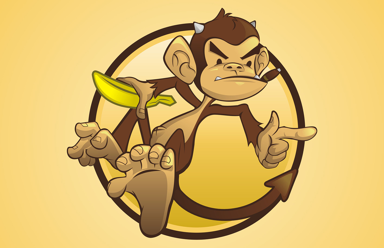 Monkey BANG! by Billie Go Monkey BANG! in Illustration and Graphics Inspiration by Billie Go