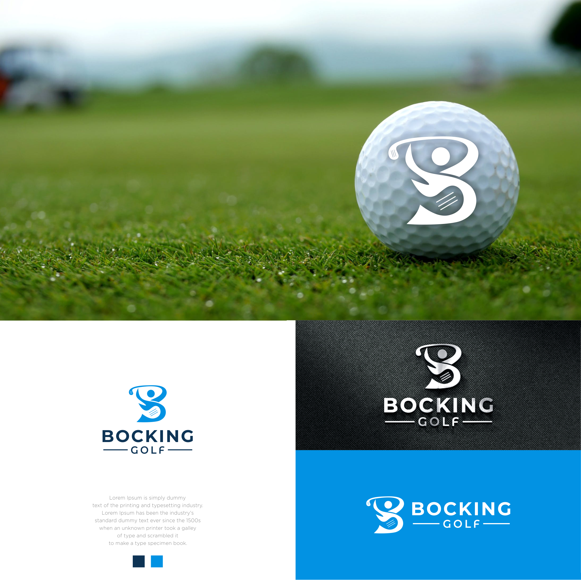 B golf in Logo Design Inspiration by 29graphic™
