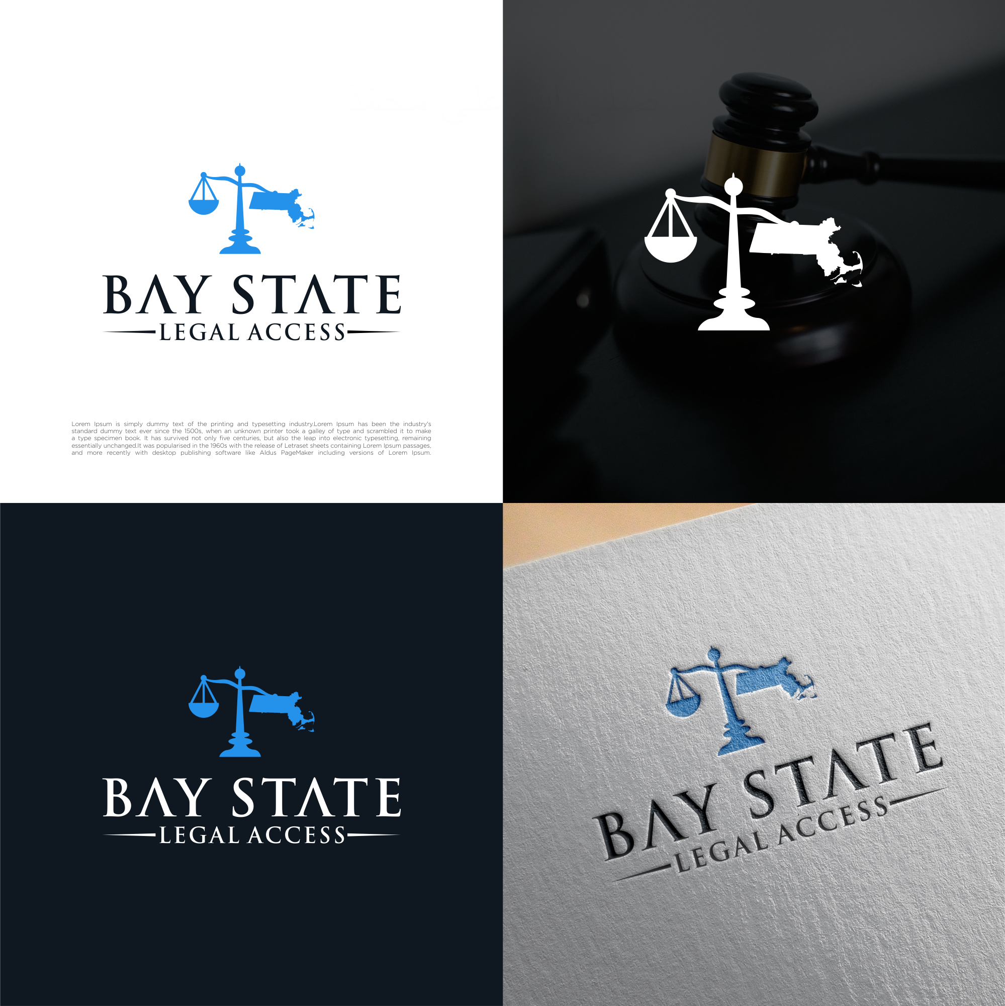 Law Firm Map in Logo & Brand Identity Inspiration by 29graphic™