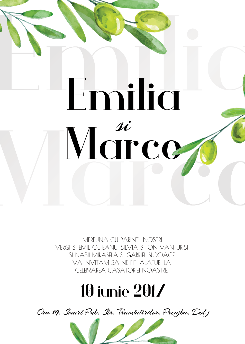 Wedding invitation custom design by Bogdan Onofrei Wedding invitation custom design in Brochure Design Inspiration by Bogdan Onofrei