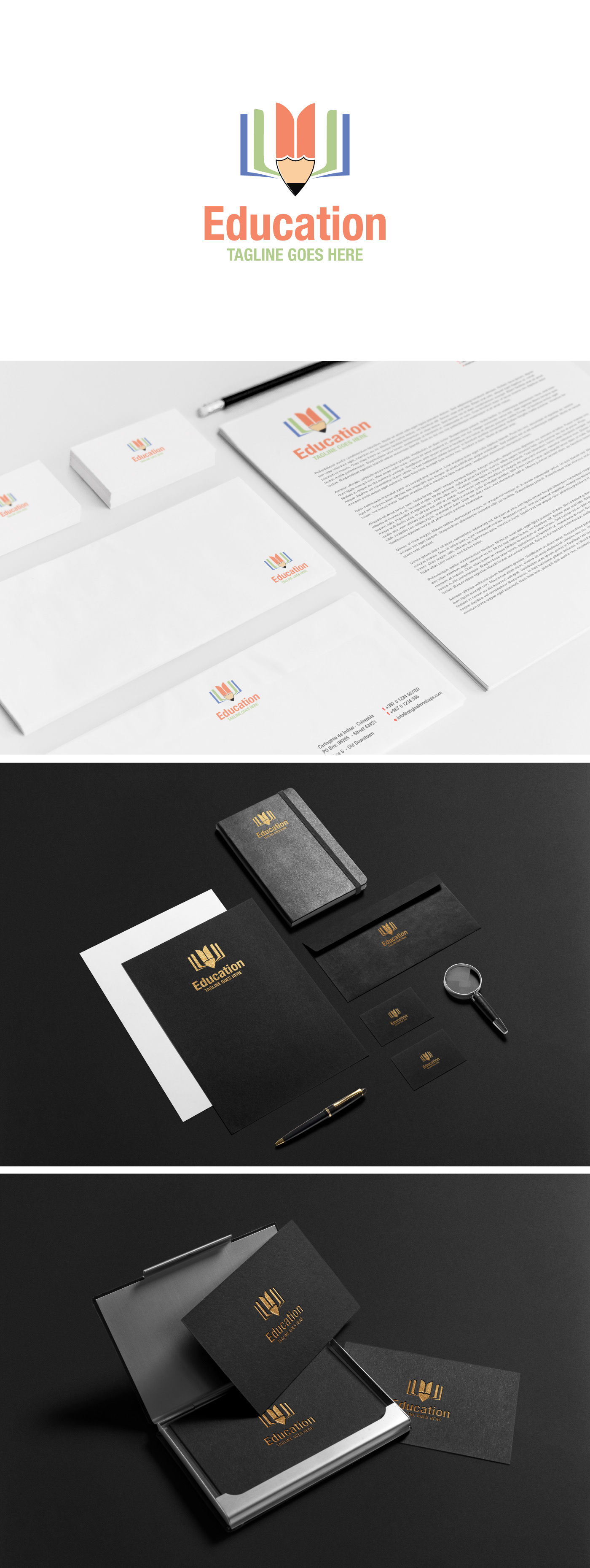 Education logo in Logo Design Inspiration by Raselhsm