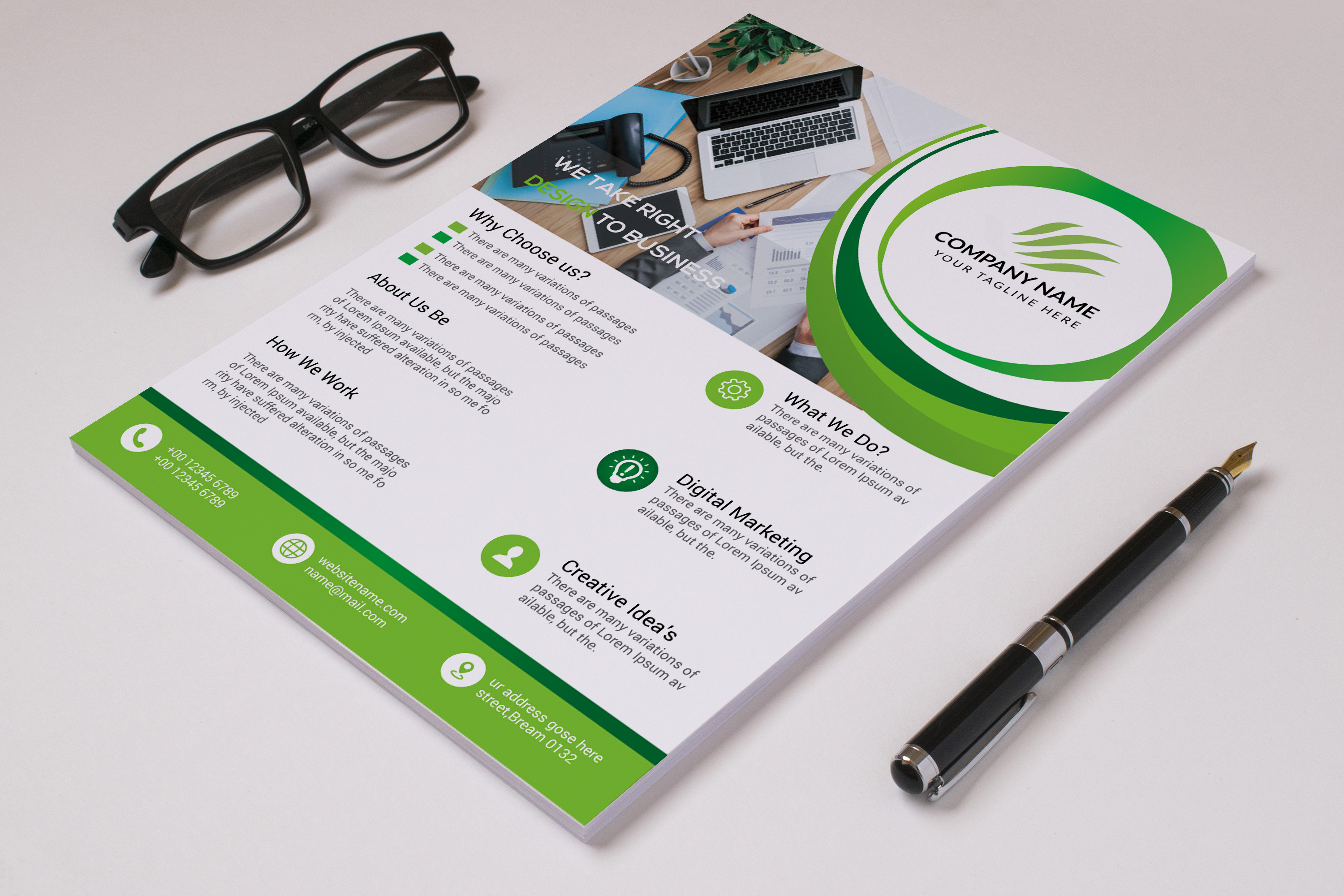 Corporate Business flyer by Imran3476 Corporate Business flyer in Print flyer design Inspiration by Imran3476