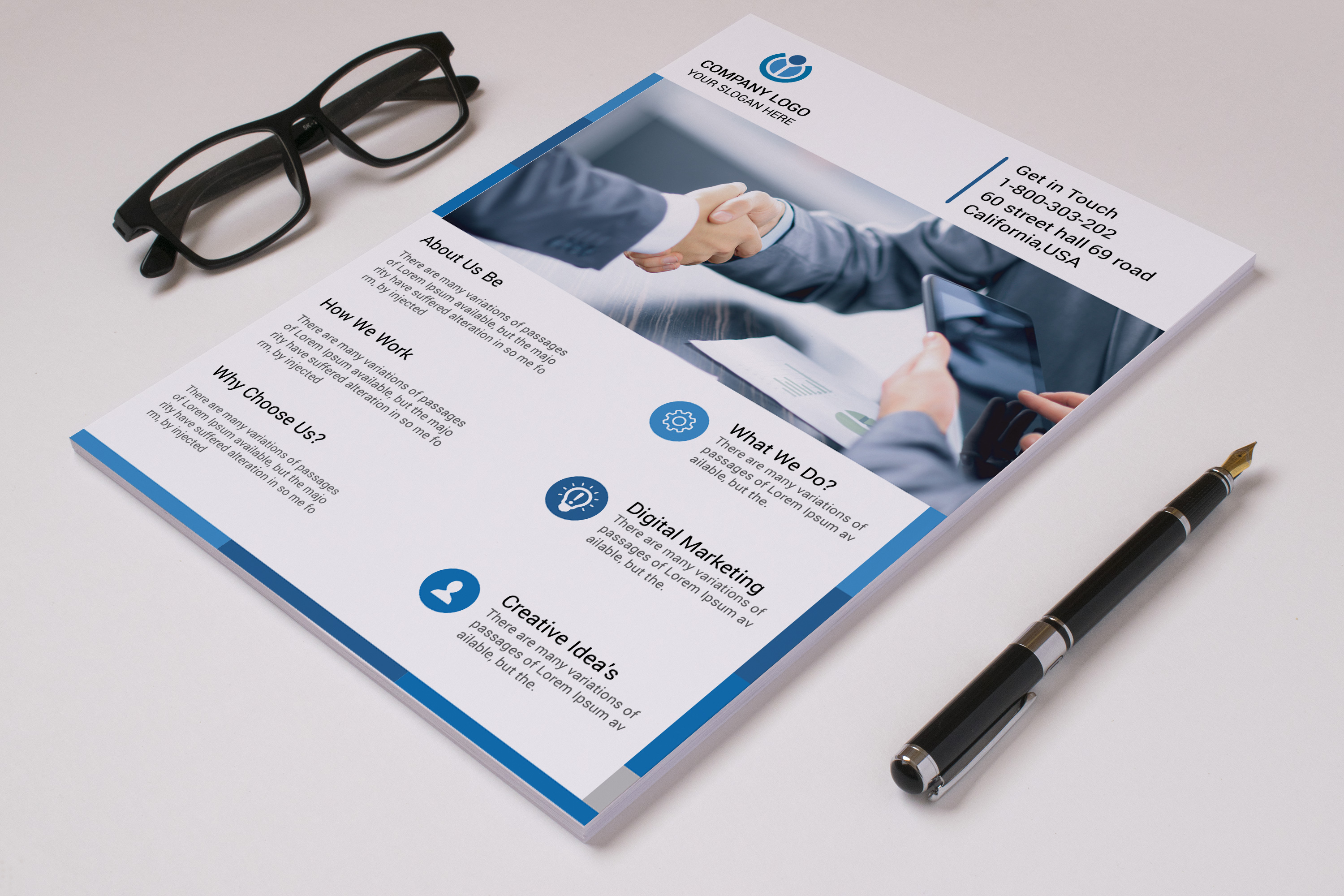 Corporate Business flyer in Print flyer design Inspiration by Imran3476