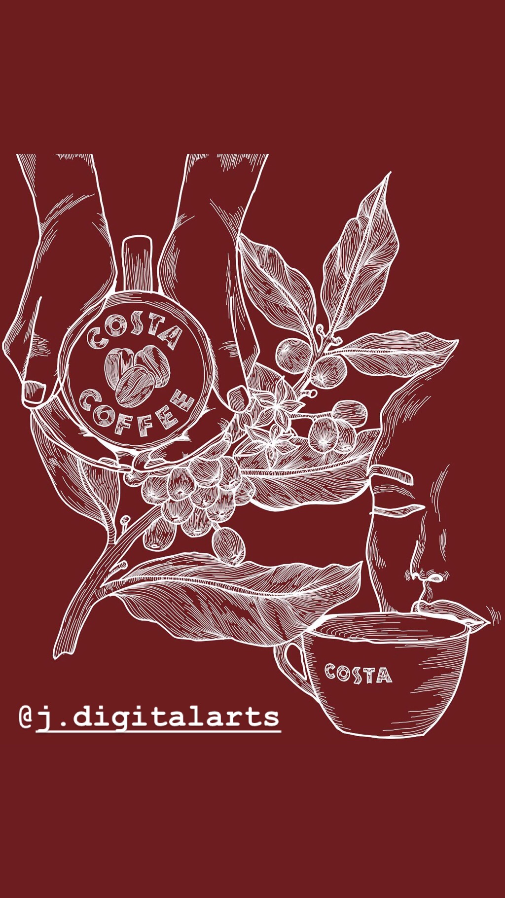 Costa advertisement by Jelka Antunovic Costa advertisement in Digital Art Inspiration by Jelka Antunovic