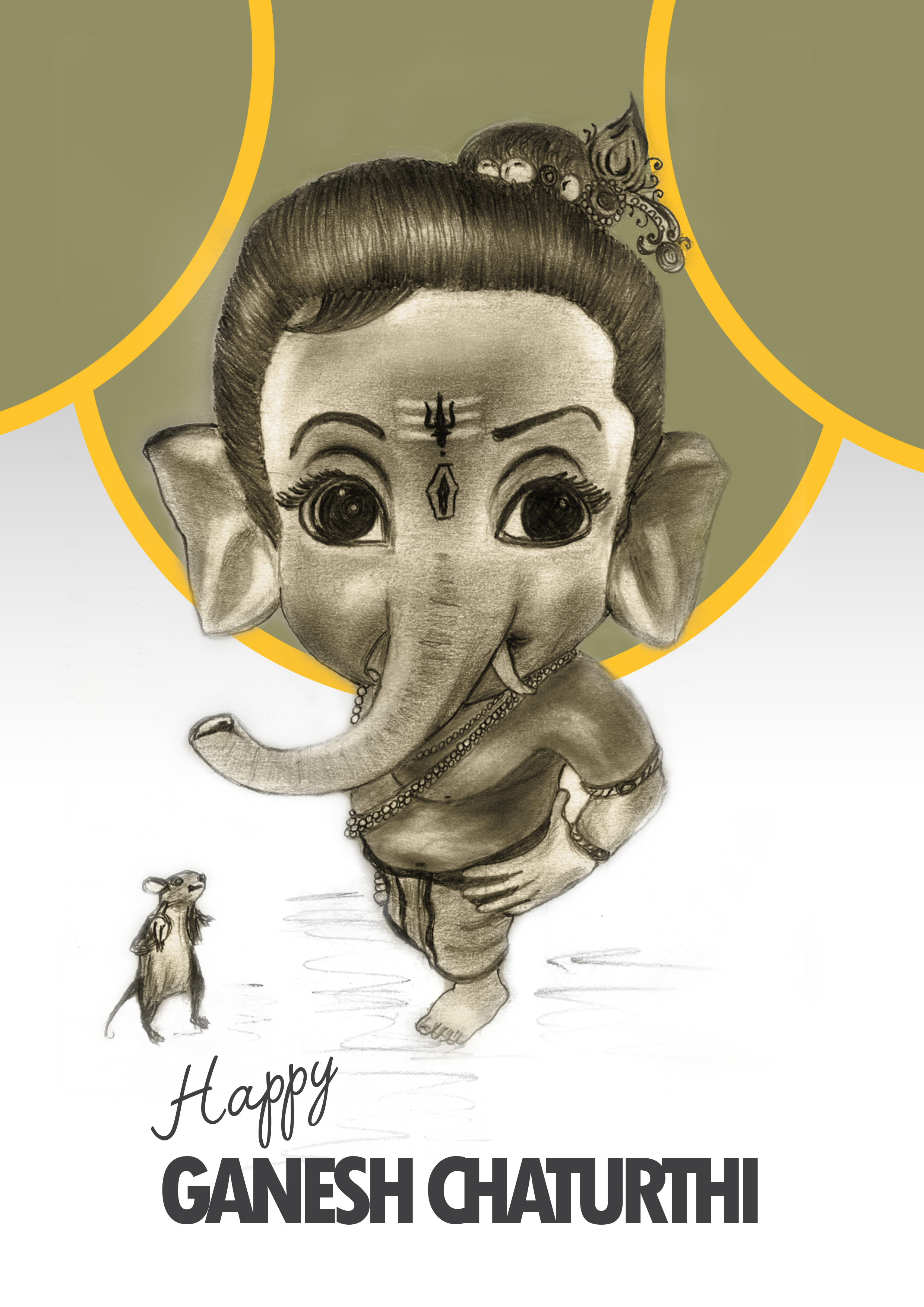 Ganesh Chaturthi by Seema Ganesh Chaturthi in Advertisement Design Inspiration by Seema