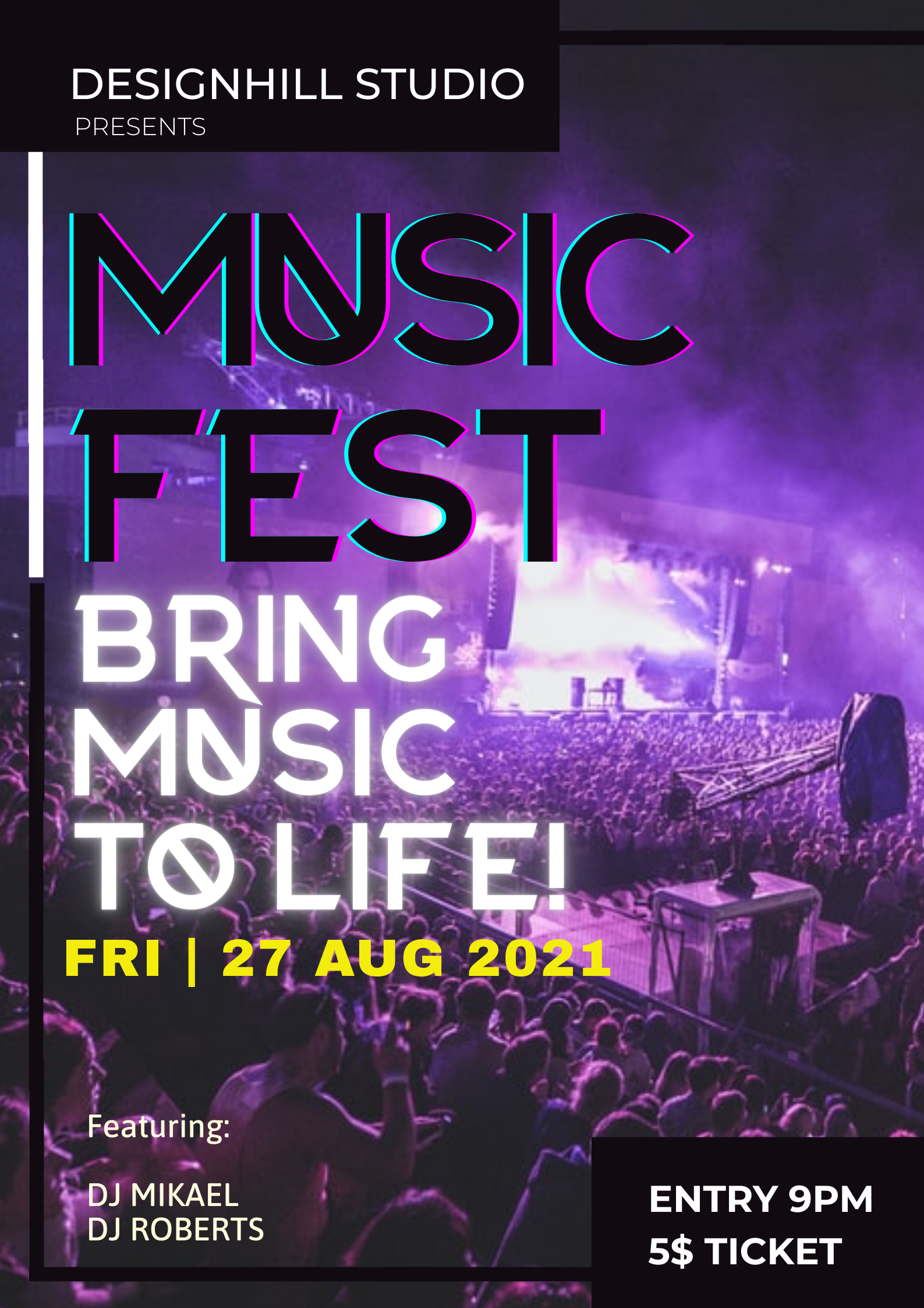 MUSIC FESTIVAL POSTER by Juangrafix MUSIC FESTIVAL POSTER in Poster Design Inspiration by Juangrafix