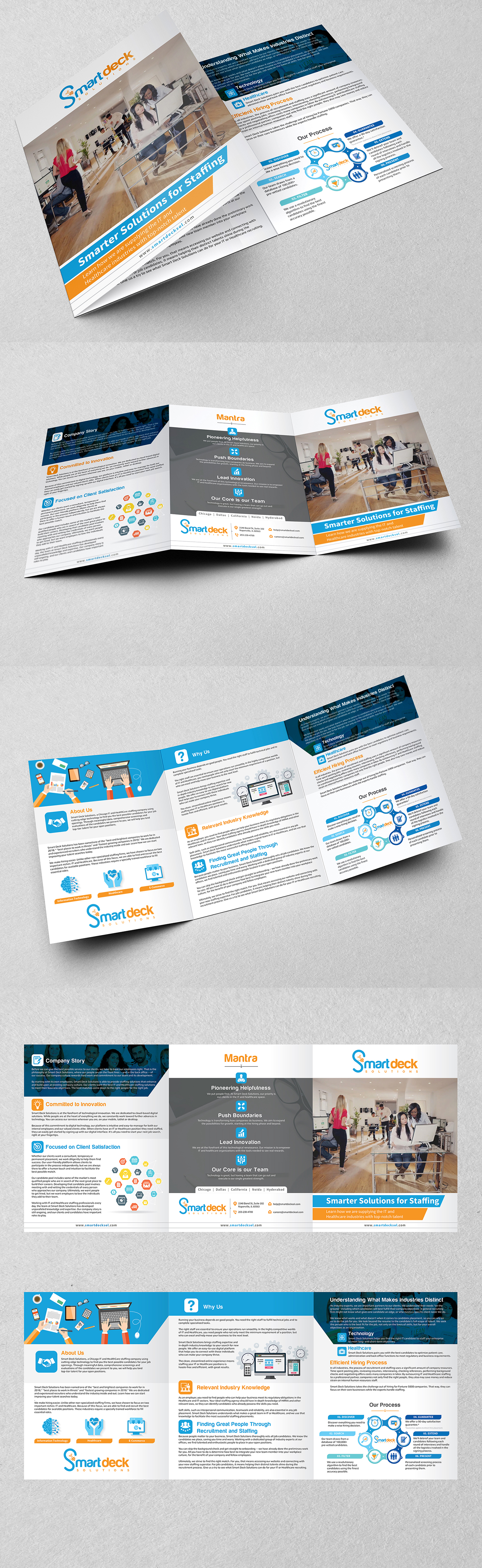 Tri-Fold Brochure Design For Staffing By Nexus Studio 72579 - Designhill
