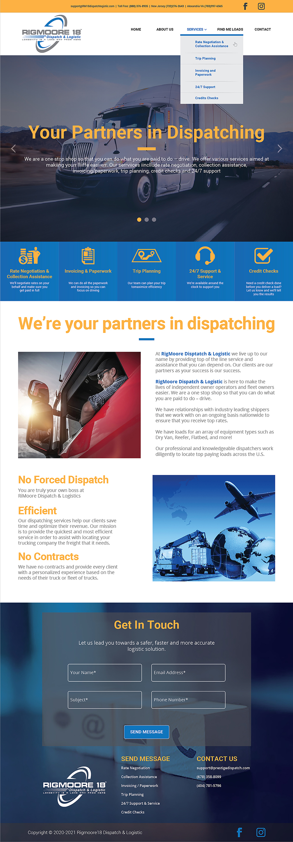 Website Design for Carroll International in Website Design Inspiration by Nexus Studio