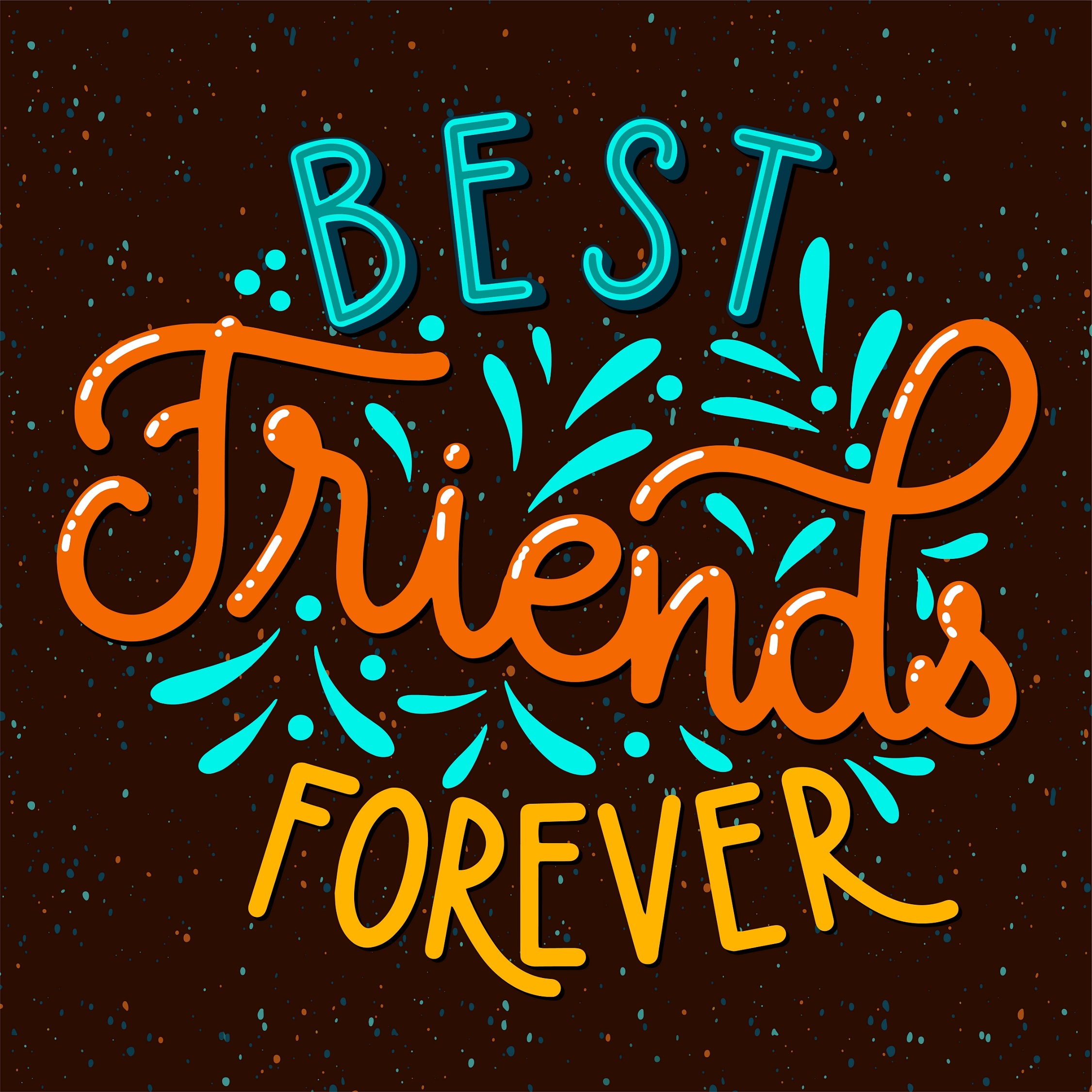 Best friends Forever by Vishnu Grover Best friends Forever in Lettering Art Inspiration by Vishnu Grover