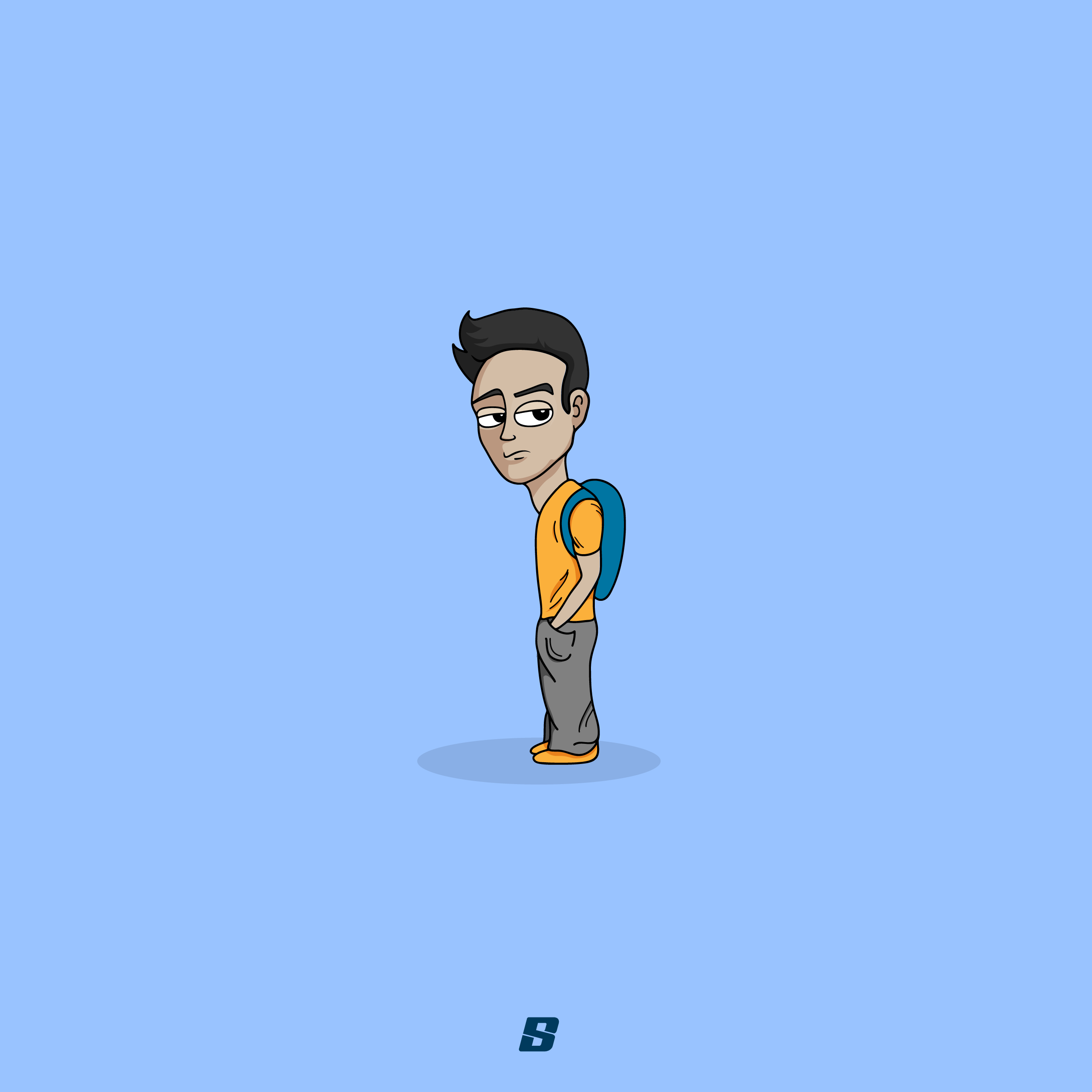 Boy Illustration in 3D & 2D Characters Inspiration by Branki.s