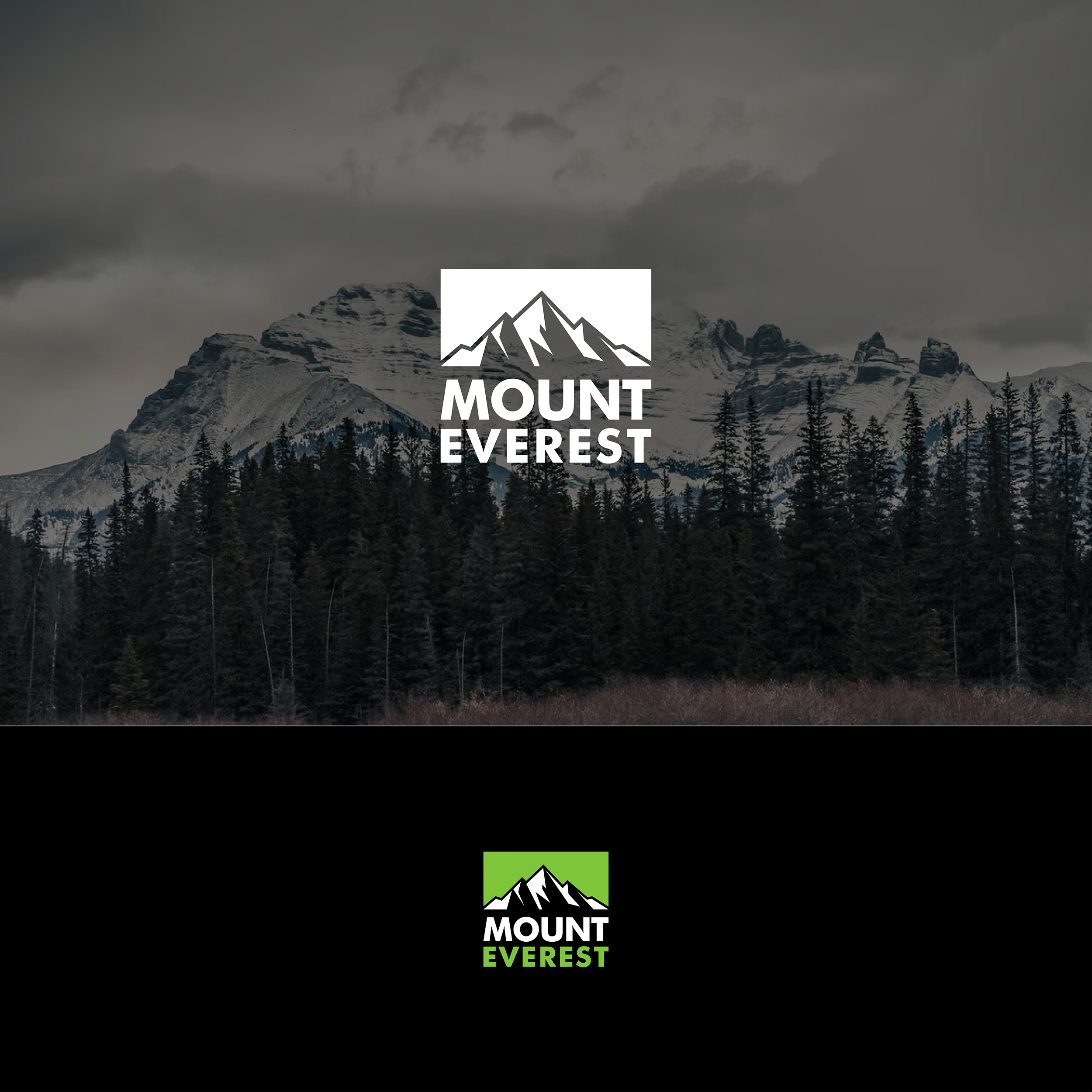 Mount Everest logo by Design Fans Mount Everest logo in Logo Design Inspiration by Design Fans