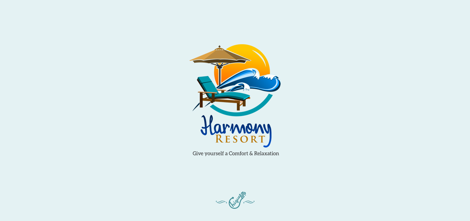 Harmony Resort Logo by Chique Lim Harmony Resort Logo in Advertisement Design Inspiration by Chique Lim