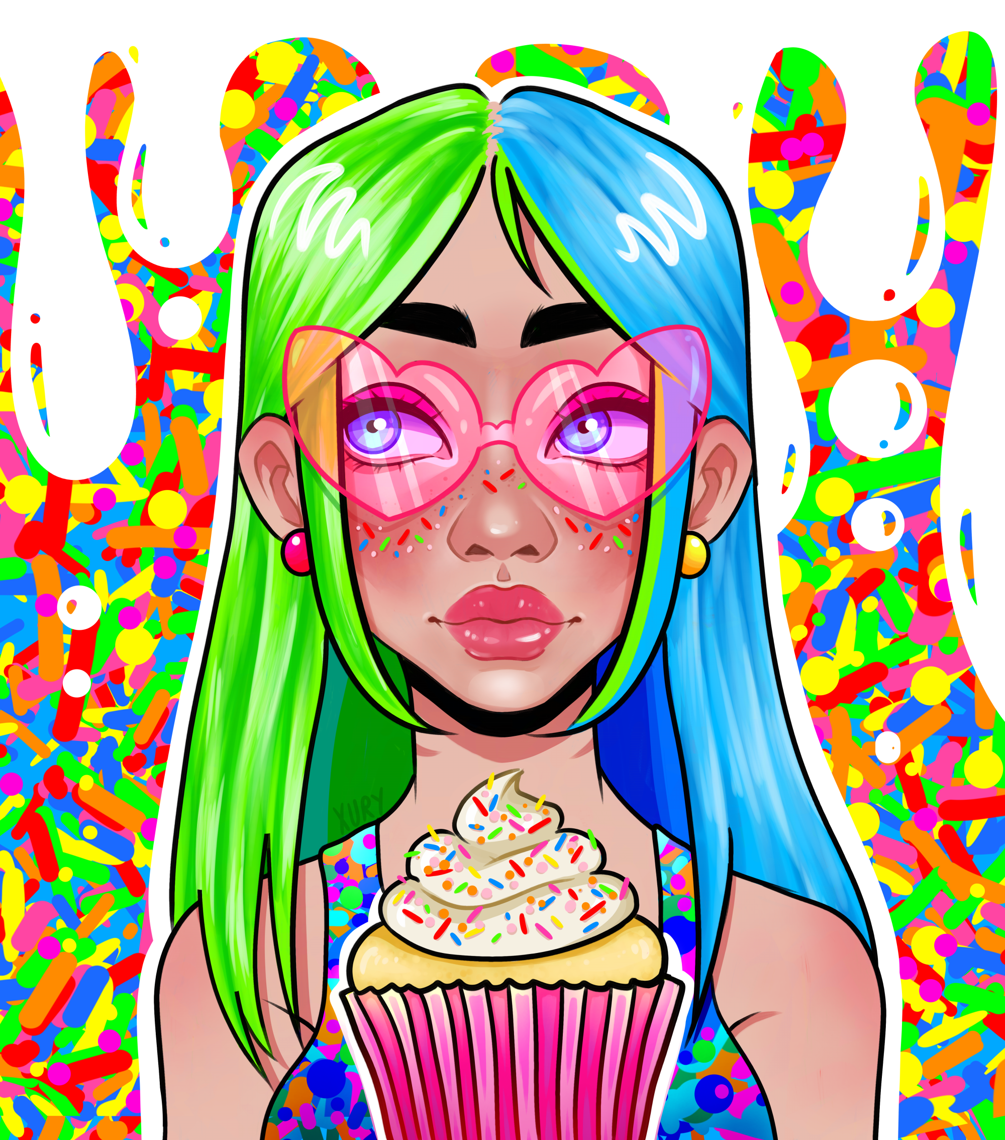 SPRINKLEZ in Digital Art Inspiration by Xury Lens