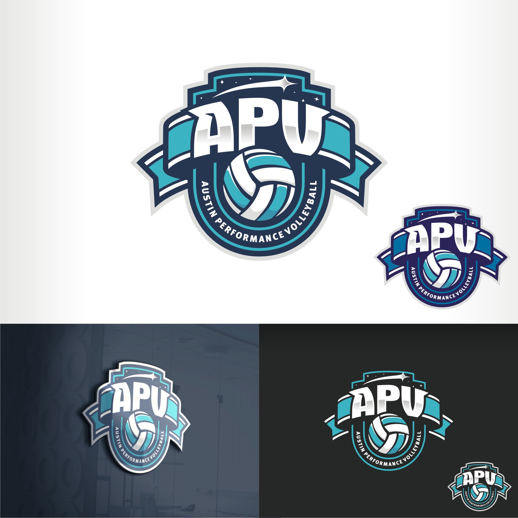 Austin Performance Volleyball by Regita Austin Performance Volleyball in Logo & Brand Identity Inspiration by Regita