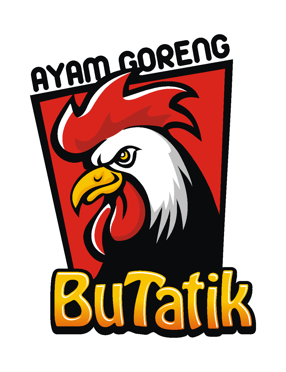 Ayam goreng Bu Tatik in Logo And Business Card Design Inspiration by Regita