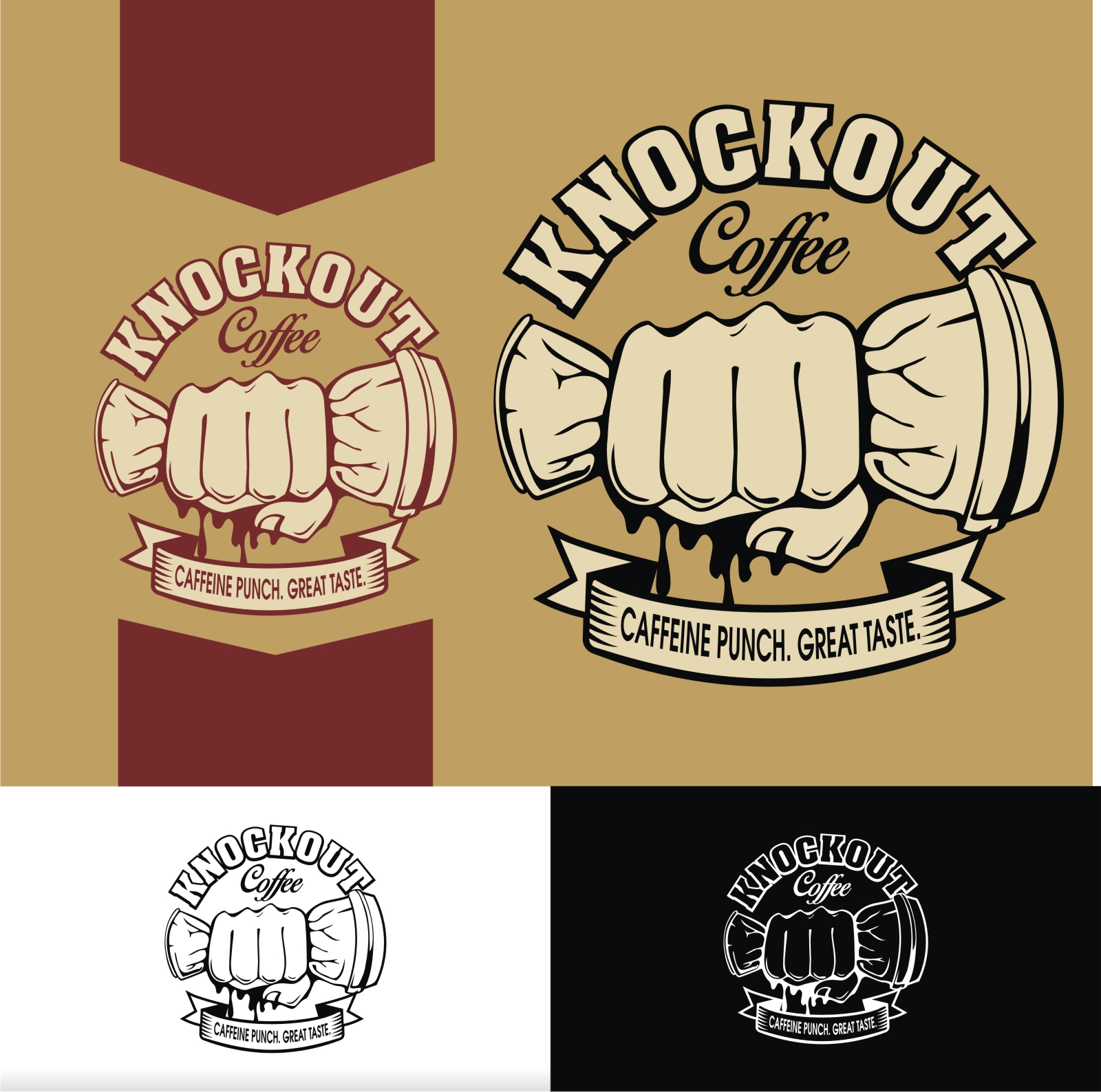 Knockout coffe by Regita Knockout coffe in Label Design Inspiration by Regita