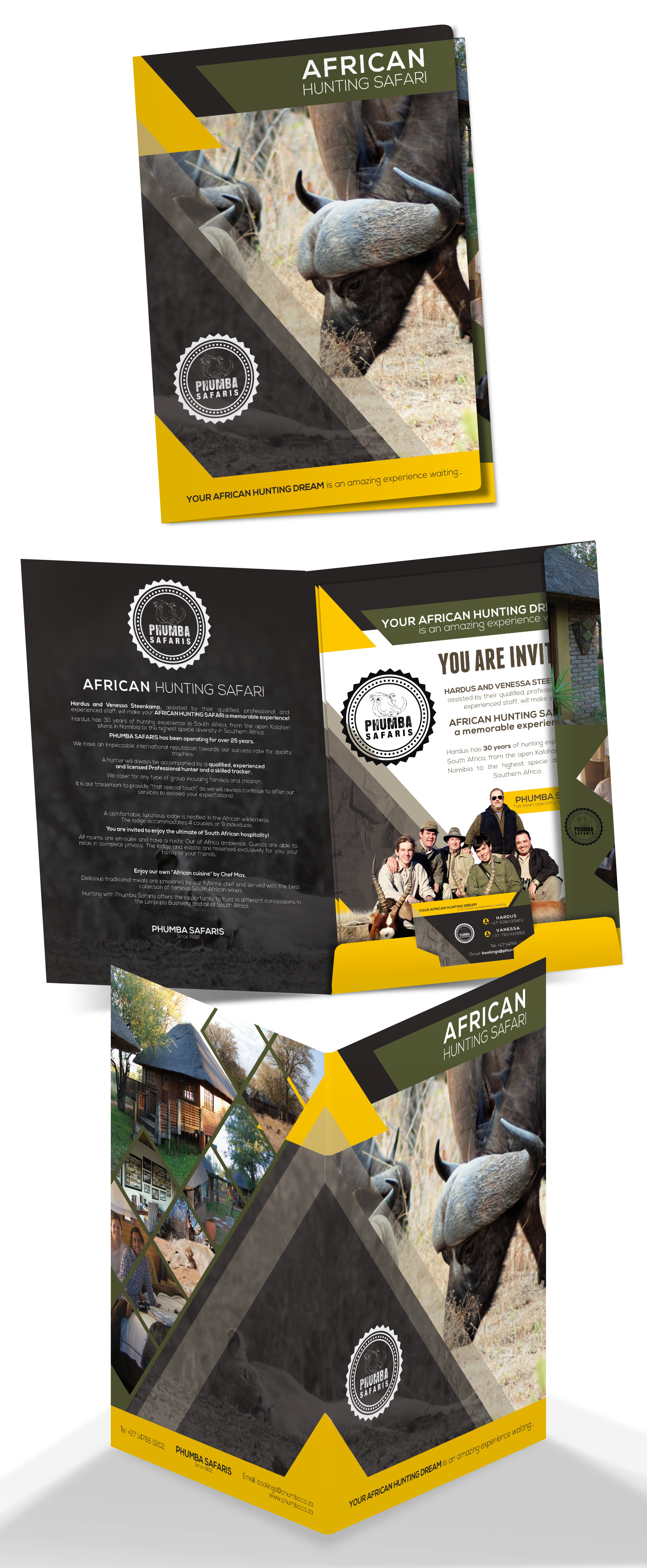 Business stationary for Phumba Safari's Company in Stationery Design Inspiration by Karmanskipro