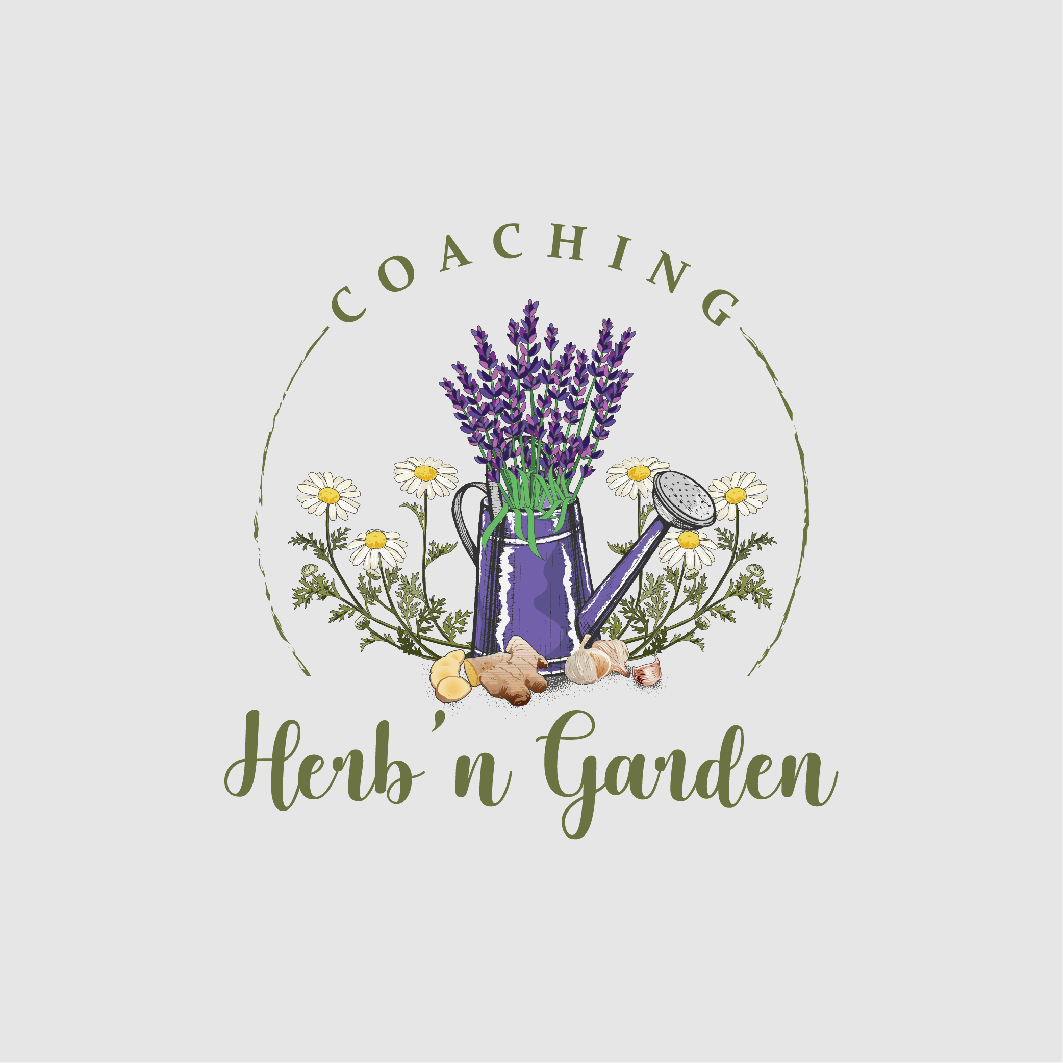 herb and garden in Logo Design Inspiration by Queenshambhala